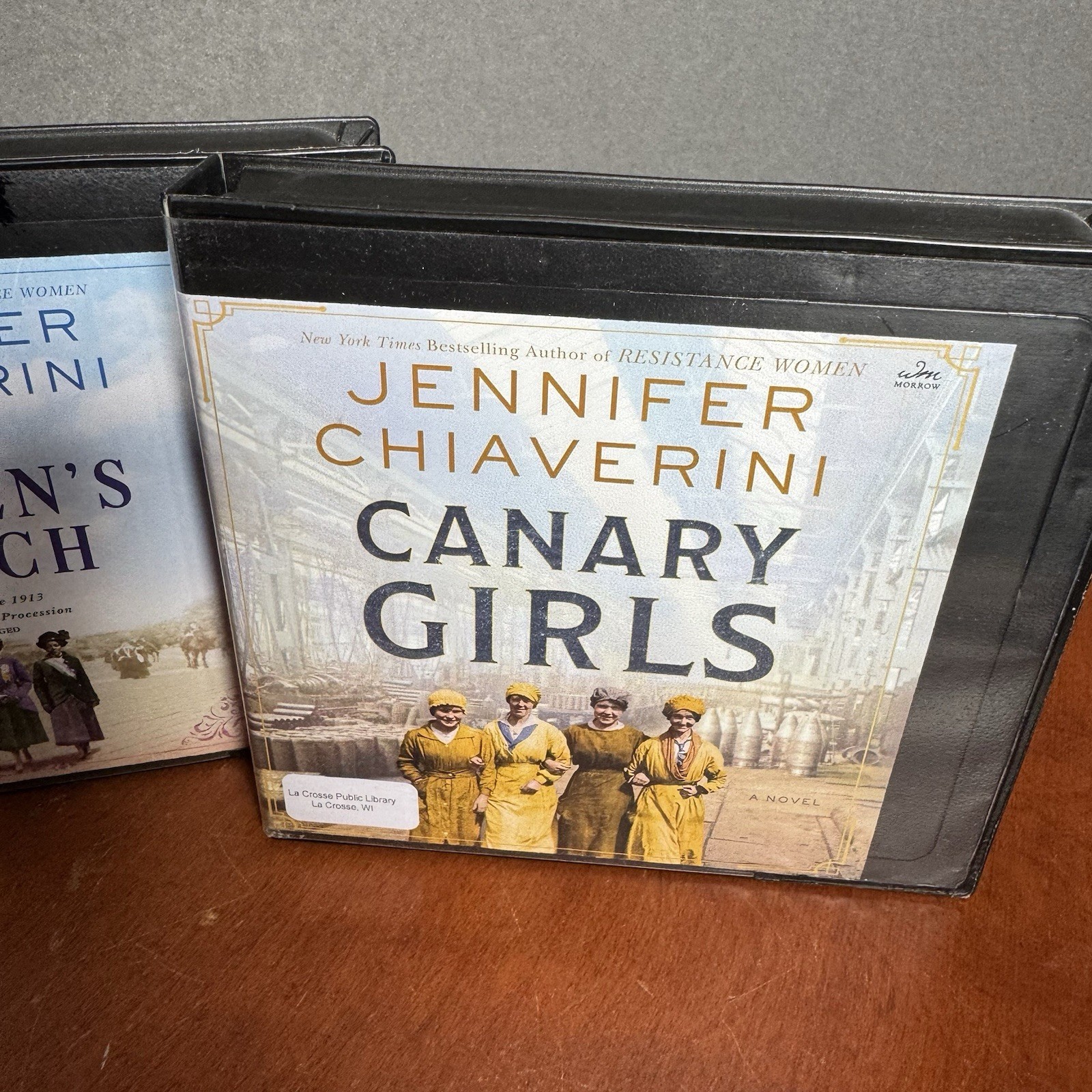 Lot: 2 Jennifer Chiaverini Audio Book CD Canary Girls The Women’s March Fiction