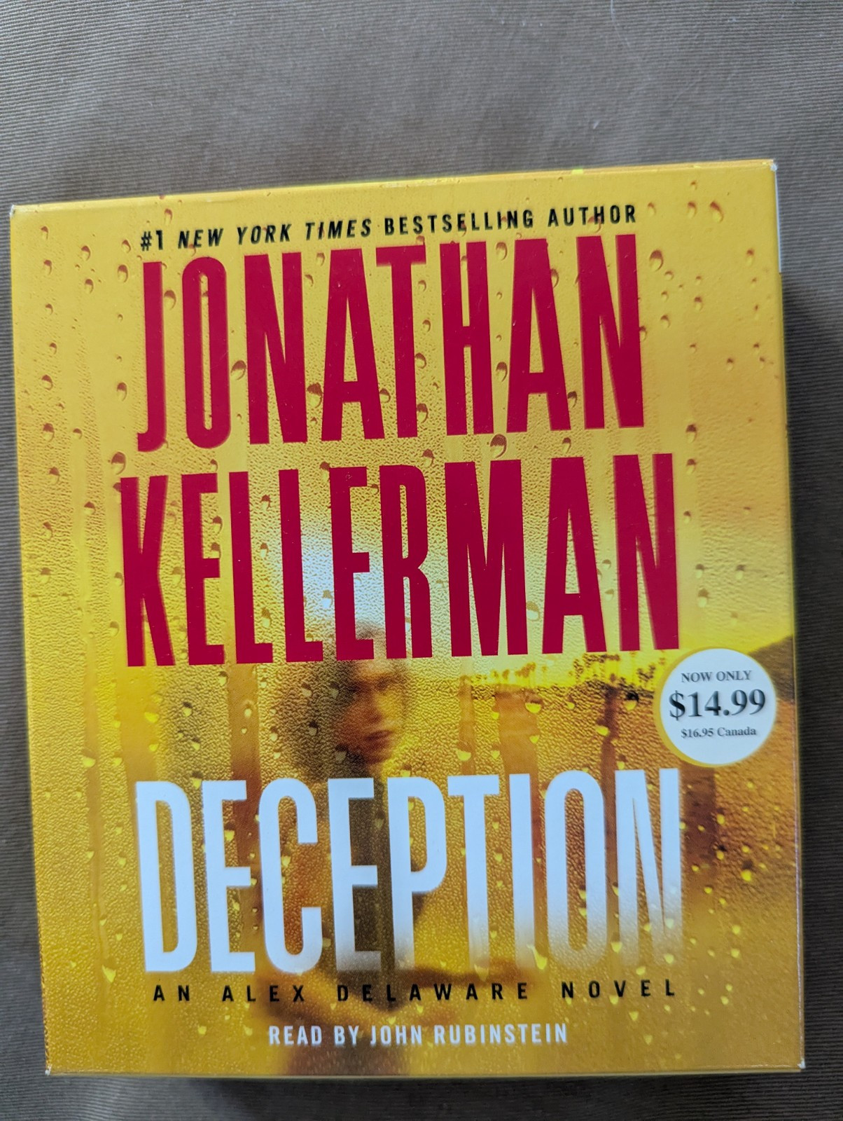 Deception: Alex Delaware Novel Audio CD By Kellerman Jonathan John Rubinstein