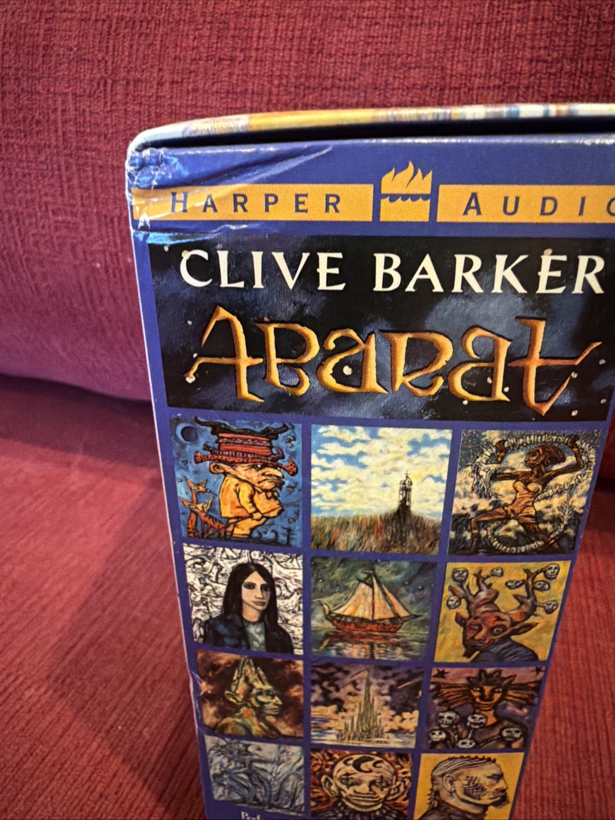 Clive Barker Abarat Unabridged Audiobook 12 Hours — 8 Cassettes Rare Collectible