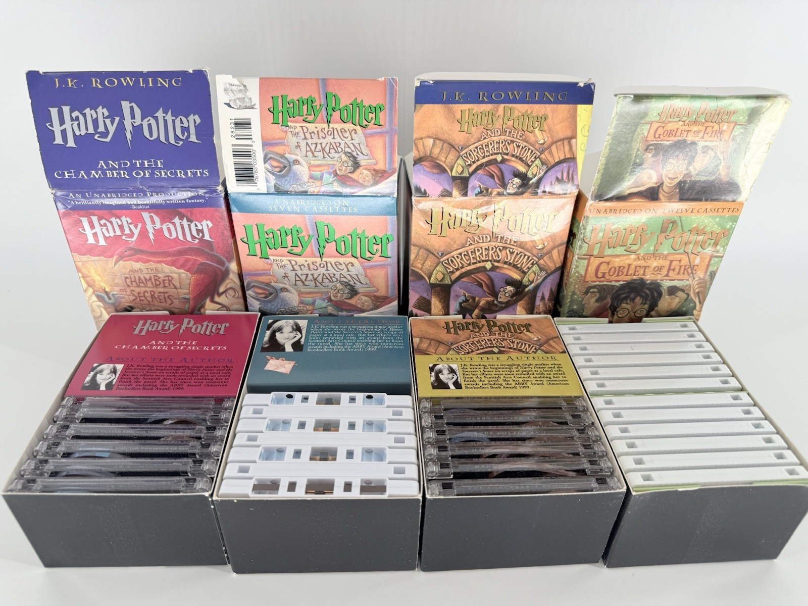 Harry Potter Audiobook Lot — The Goblet Of Fire Sorcerers Stone Azkaban Secrets