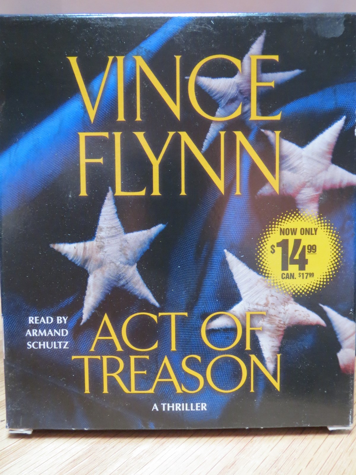 ACT OF TREASON by Vince Flynn (Abridged; 5 CDs; 2006) Thin Box