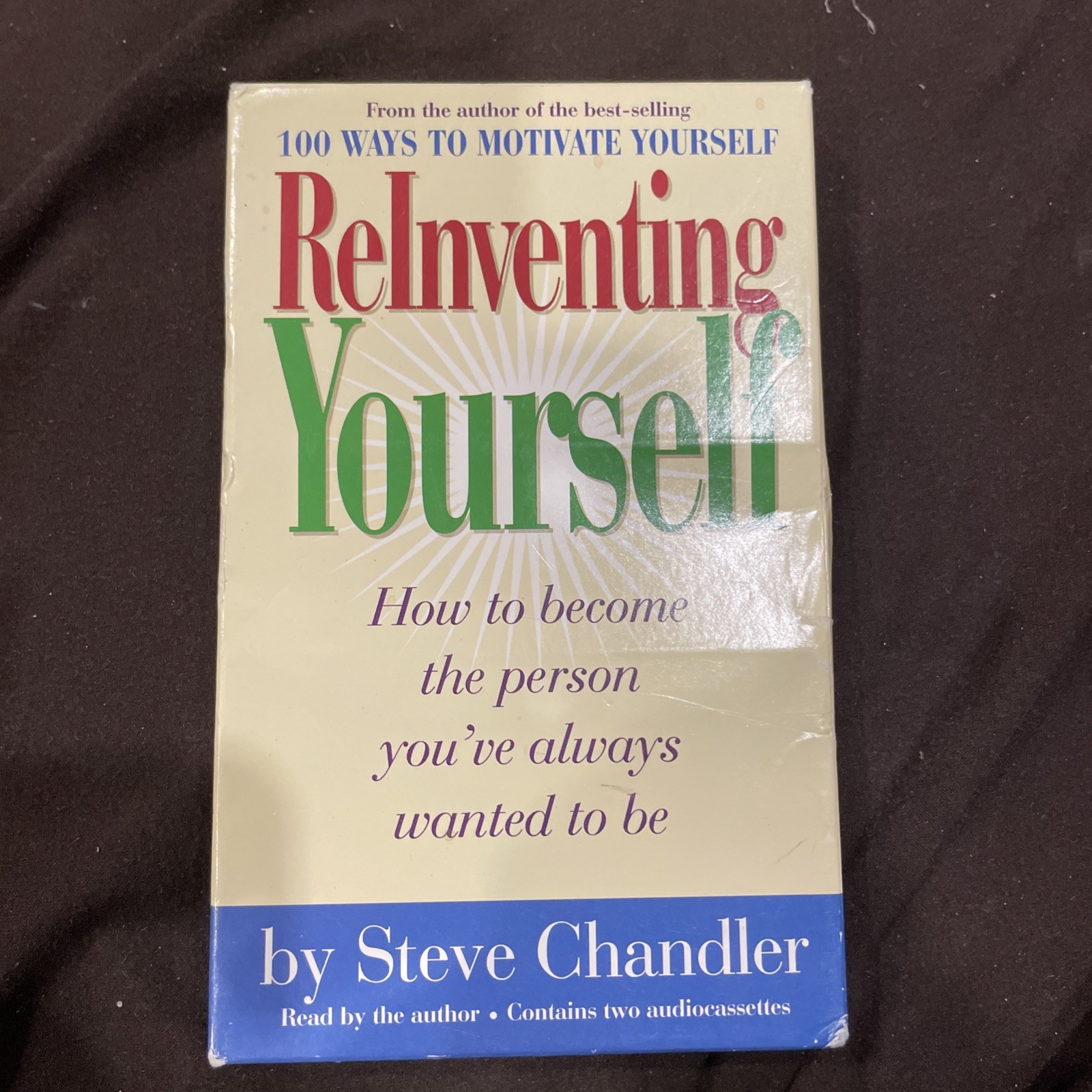 Reinventing Yourself 2 Cassette Tape by Steven Chandler. Motivational Speaker