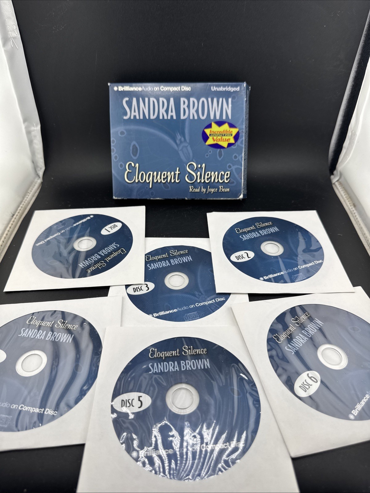 Eloquent Silence by Sandra Brown (2007, Compact Disc)