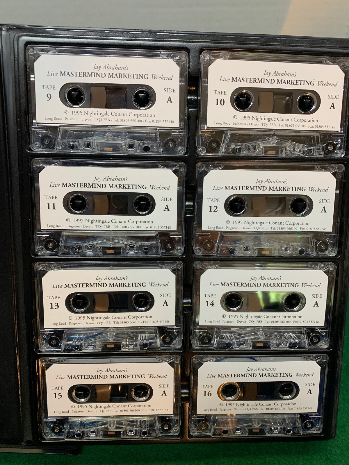Jay Abraham’s Live Mastermind Marketing Program — 32 Cassettes