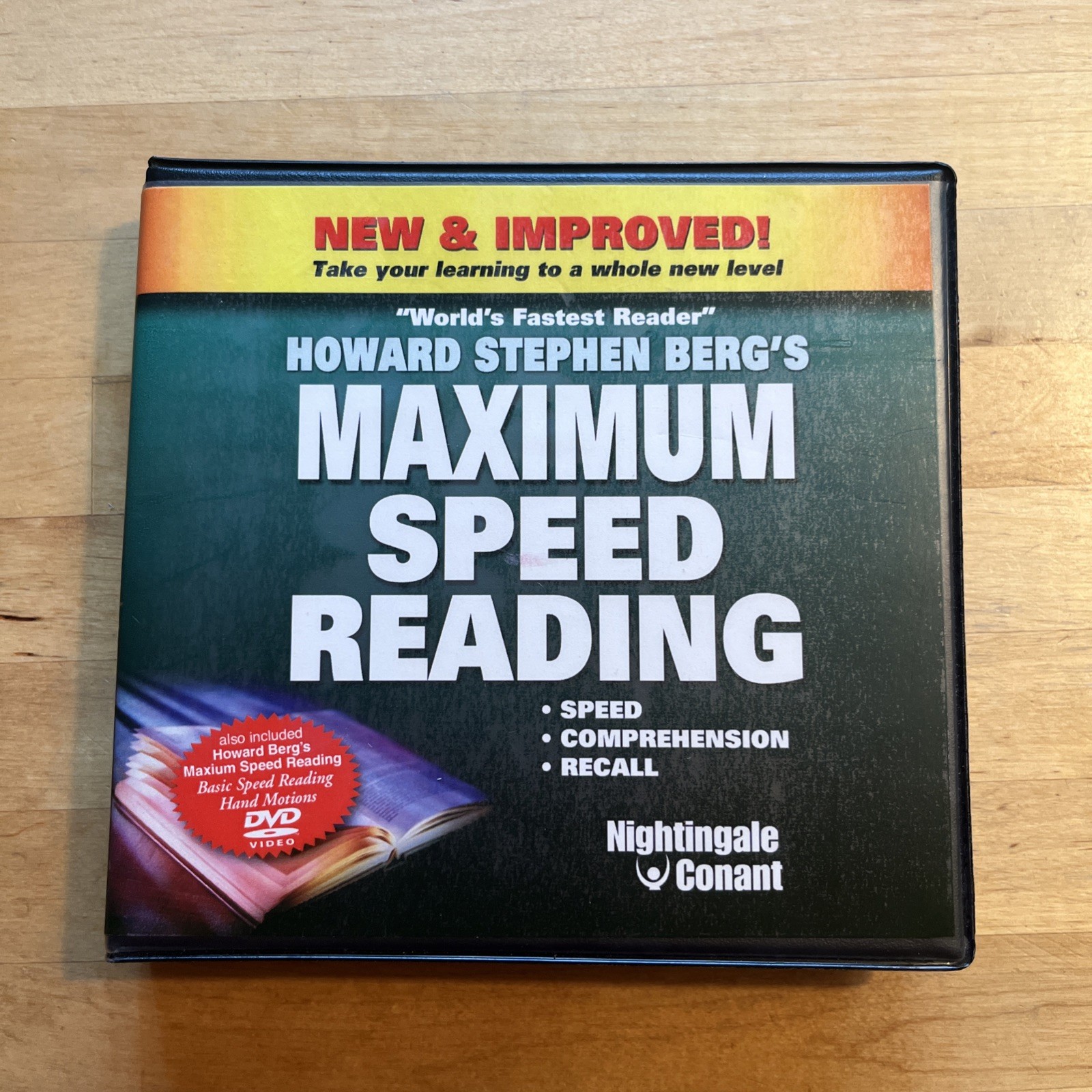 Howard Stephen Berg MAXIMUM SPEED READING 6-Disc Audio Cds, 1 Dvd & PC Workbook