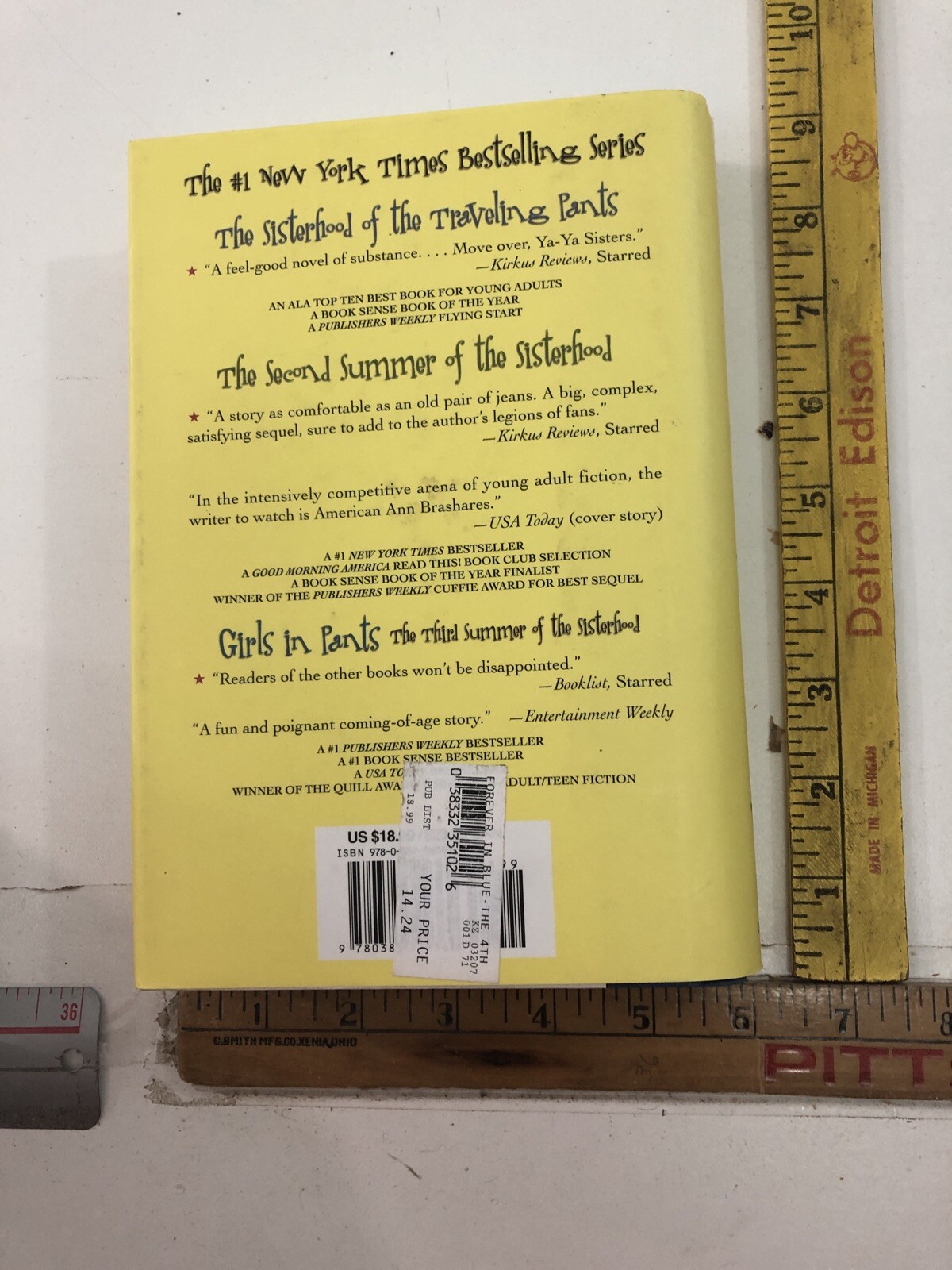 Sisterhood of the Traveling Pants: Forever in Blue — Ann Brashares (2007, HC, DJ
