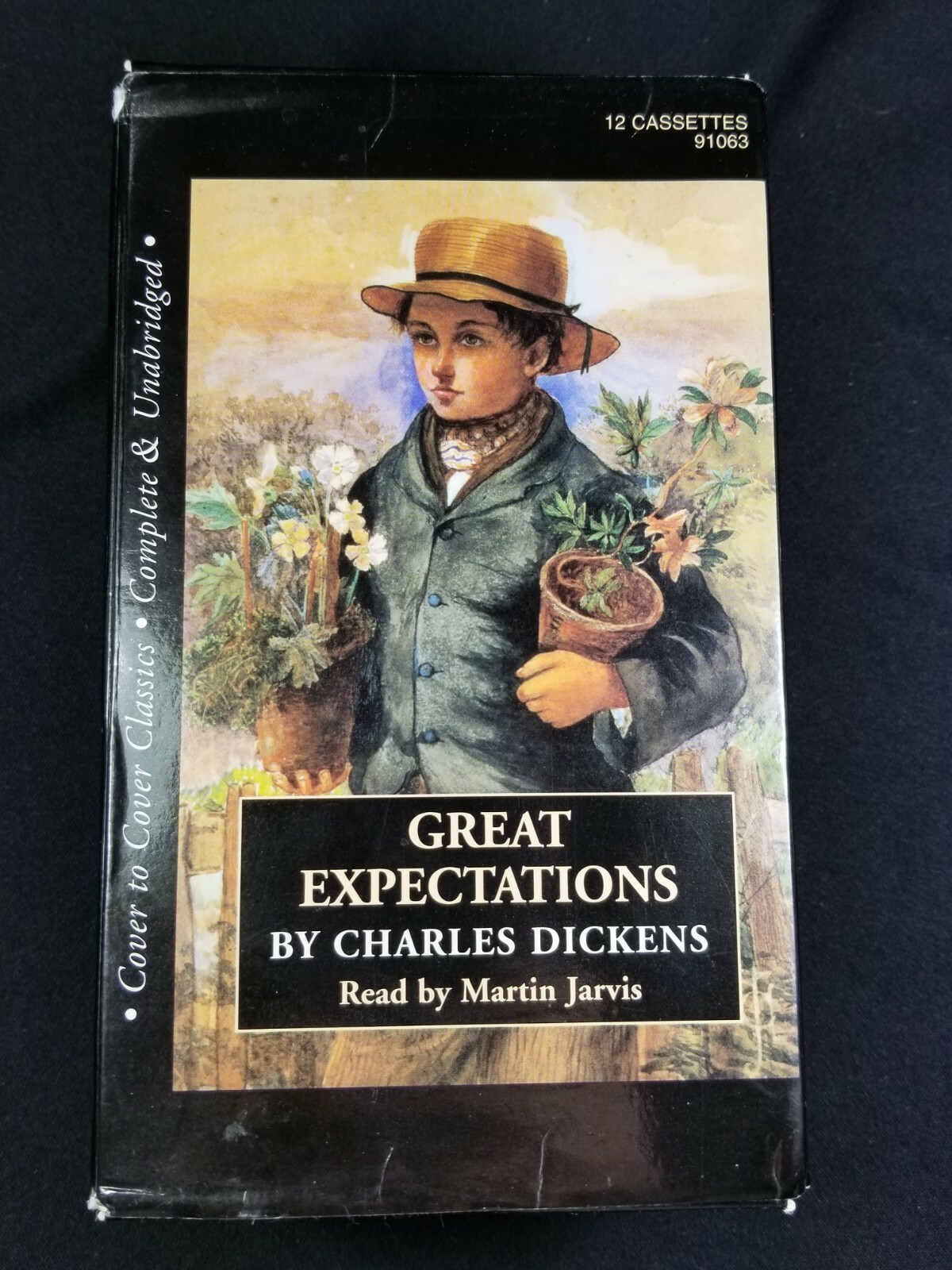 NIB Charles Dickens «Great Expectations» Complete & Unabridged on 12 Cassettes