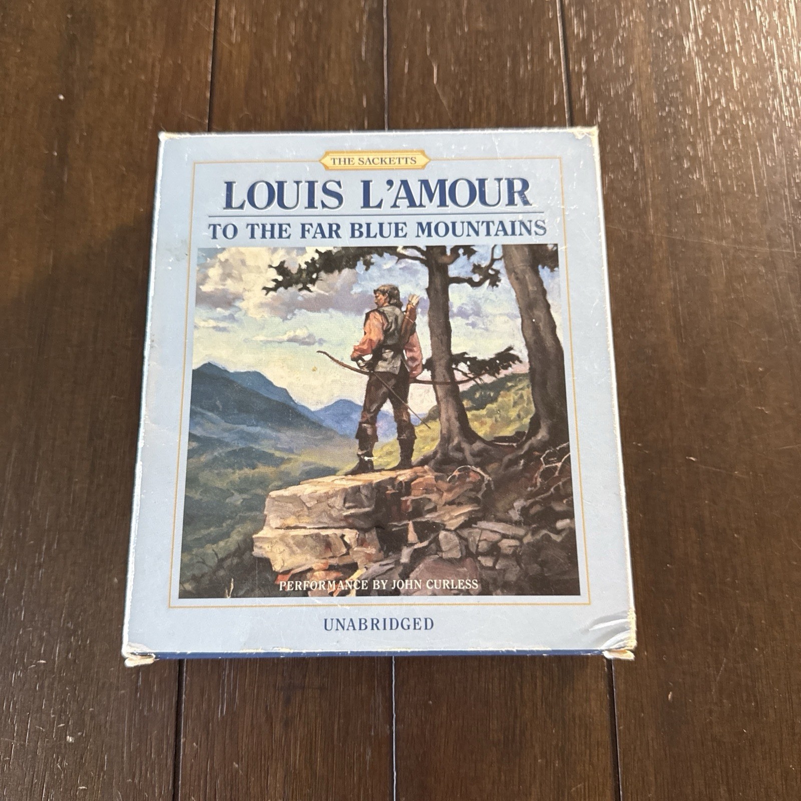 To the Far Blue Mountains by Louis L’Amour: Used Audiobook