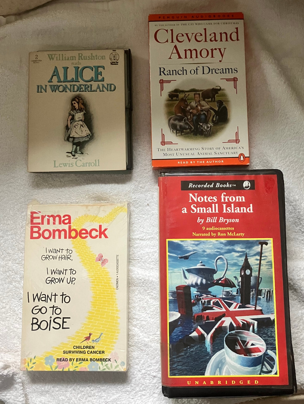 Audiobooks on Cassette for Whole Family-Alice in Wonderland, Ranch of Dreams ++