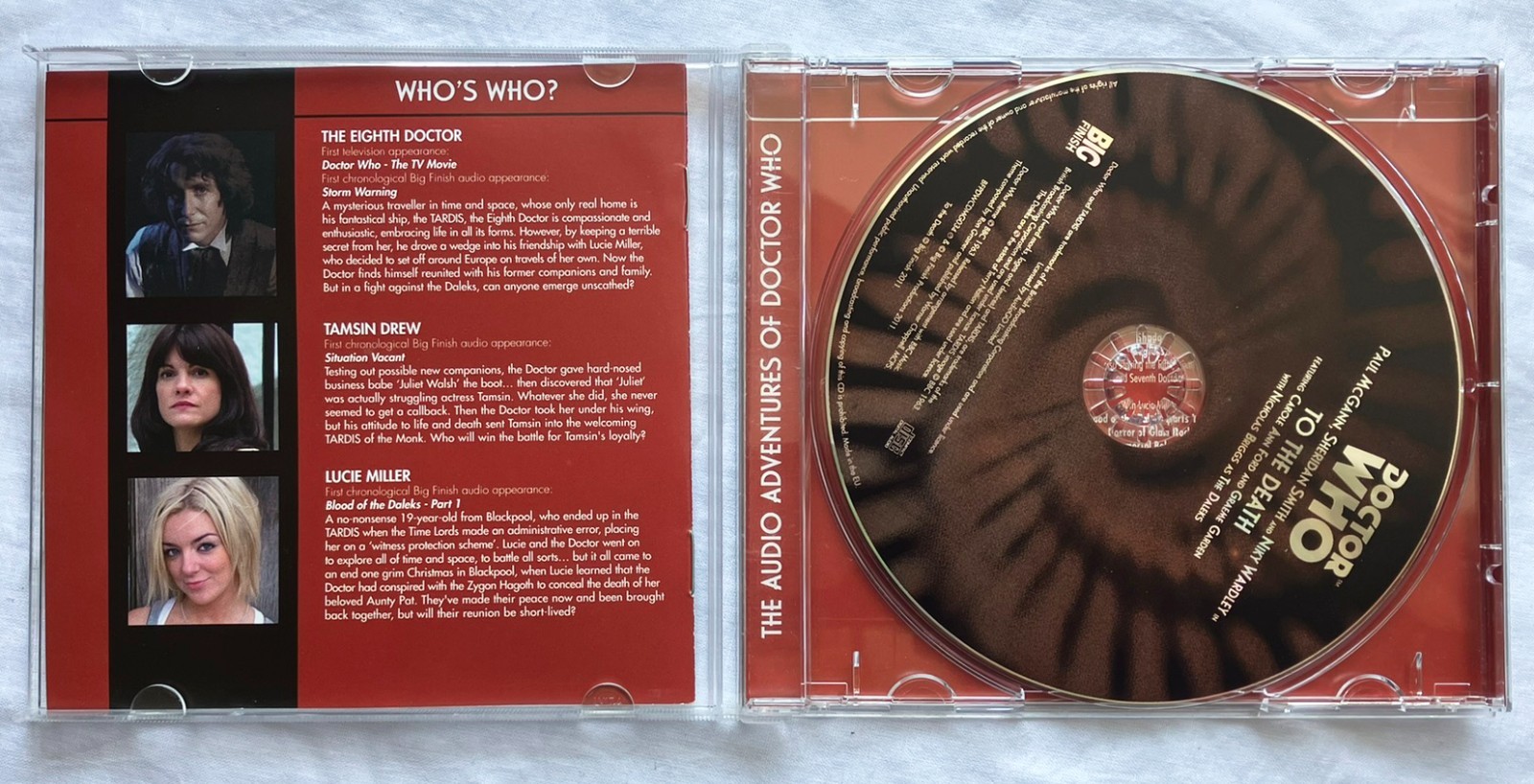 Doctor Who To The Death — 4.10 — Big Finish CD Paul McGann Eighth