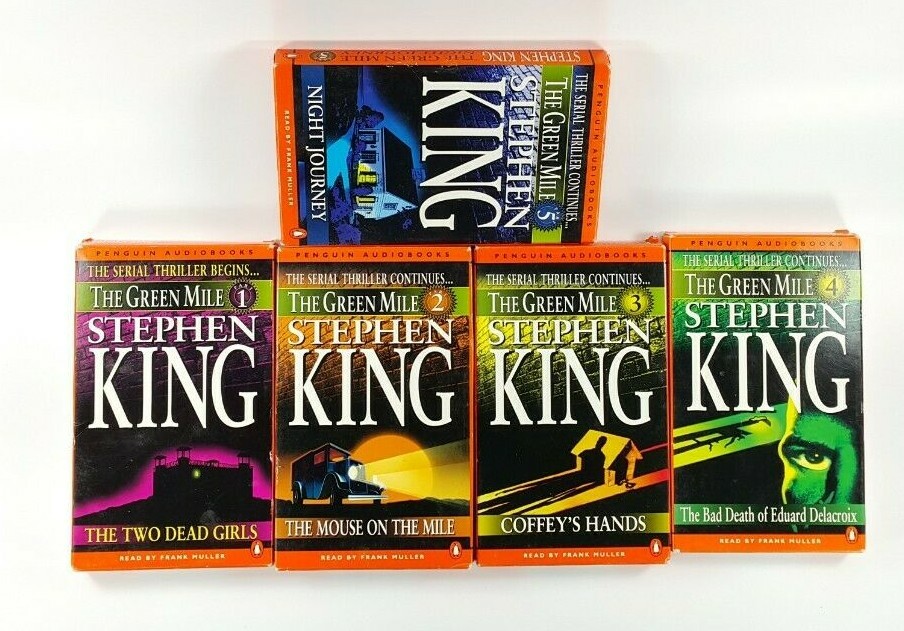 The Green Mile by Stephen King on Audio Cassettes Book on Tape Part 1-5