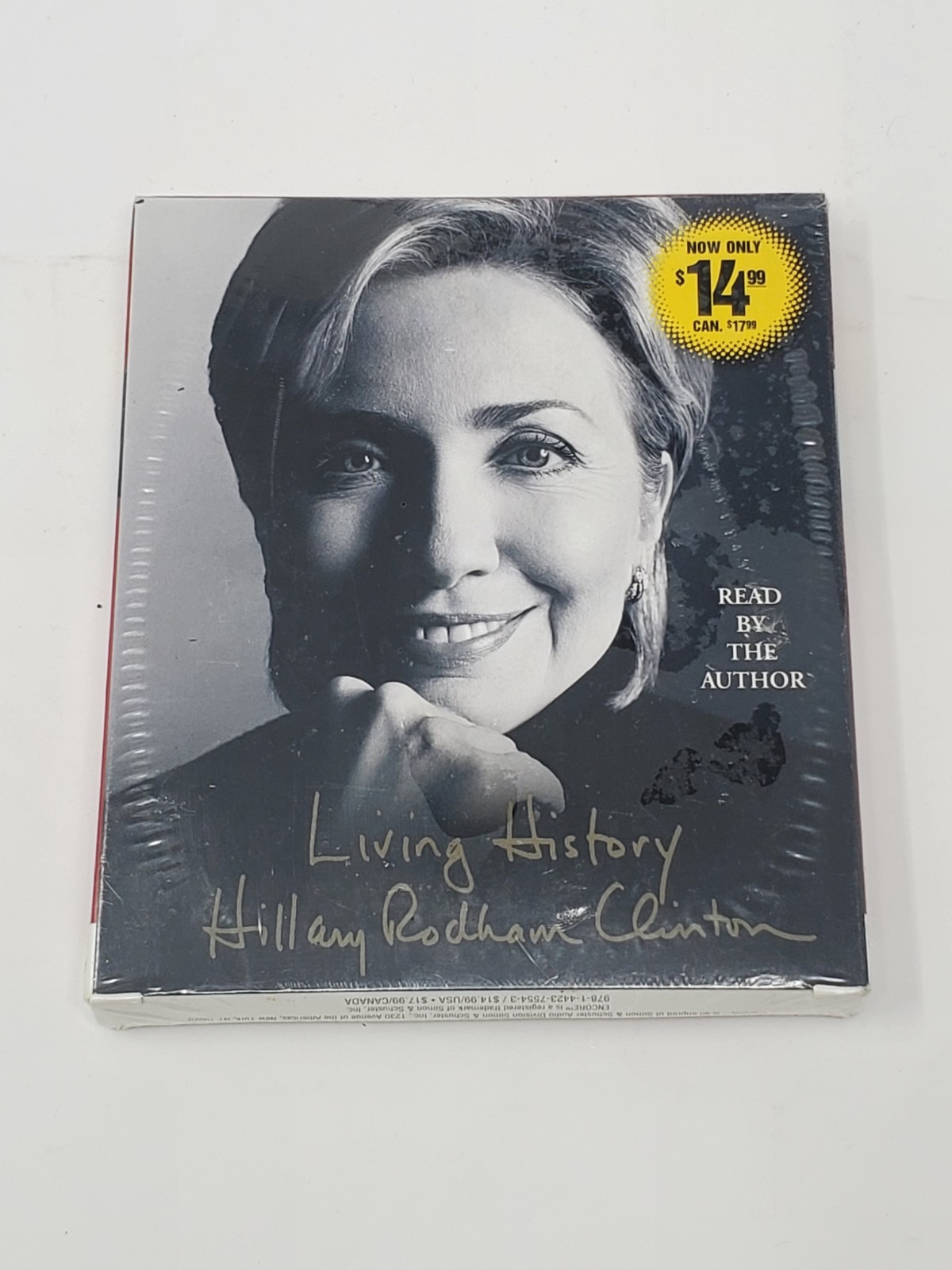 Audiobook — Living History by Hillary Rodham Clinton (2003 — CD — Unabridged)