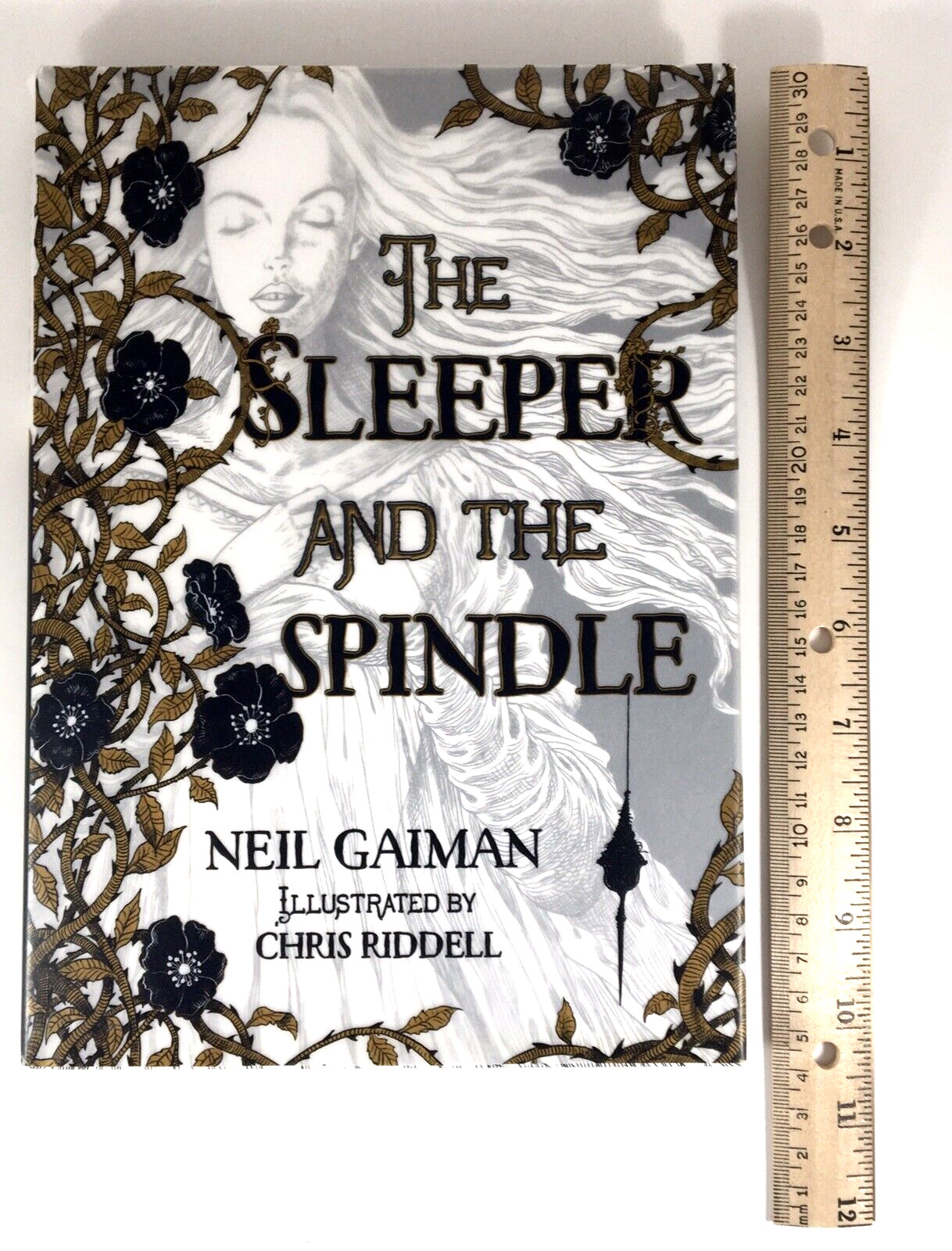 Fantasy Hardcover DJ Gaimen Riddell The Sleeper and the Spindle 1st US Ed 2015