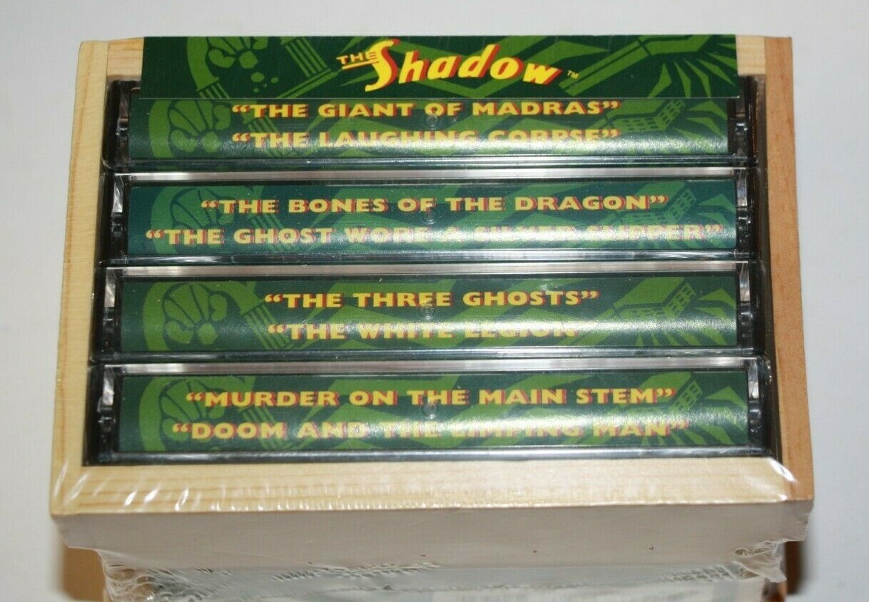 The Shadow Original Broadcasts From Radio Golden Age Cassette Box Tape Set of 4