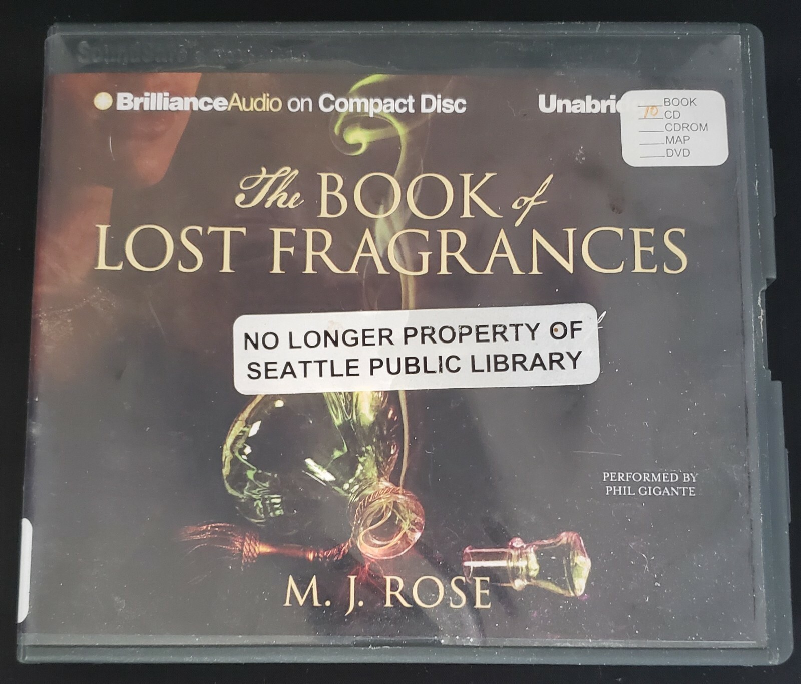 Book of Lost Fragrances 10CD Audio Book by M.J. Rose