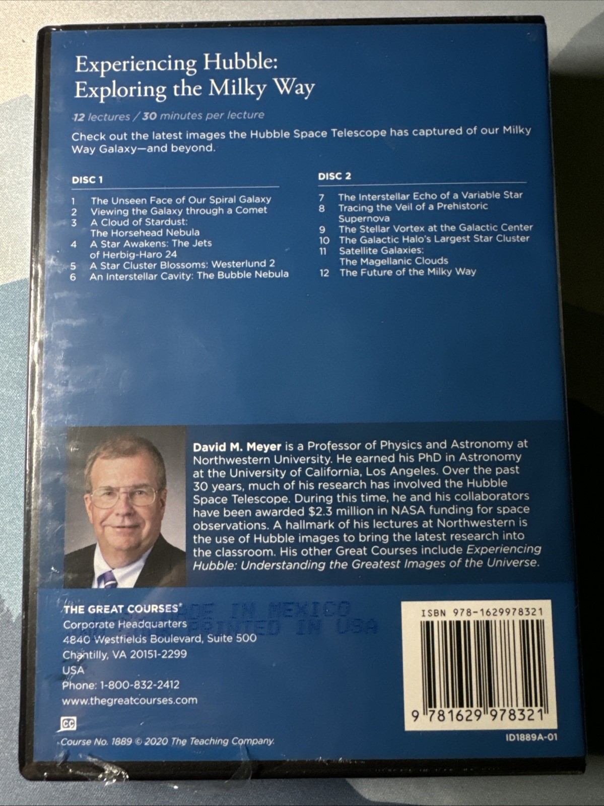 Great Courses Experiencing Hubble Exploring Milky Way DVD, Guidebook Transcript