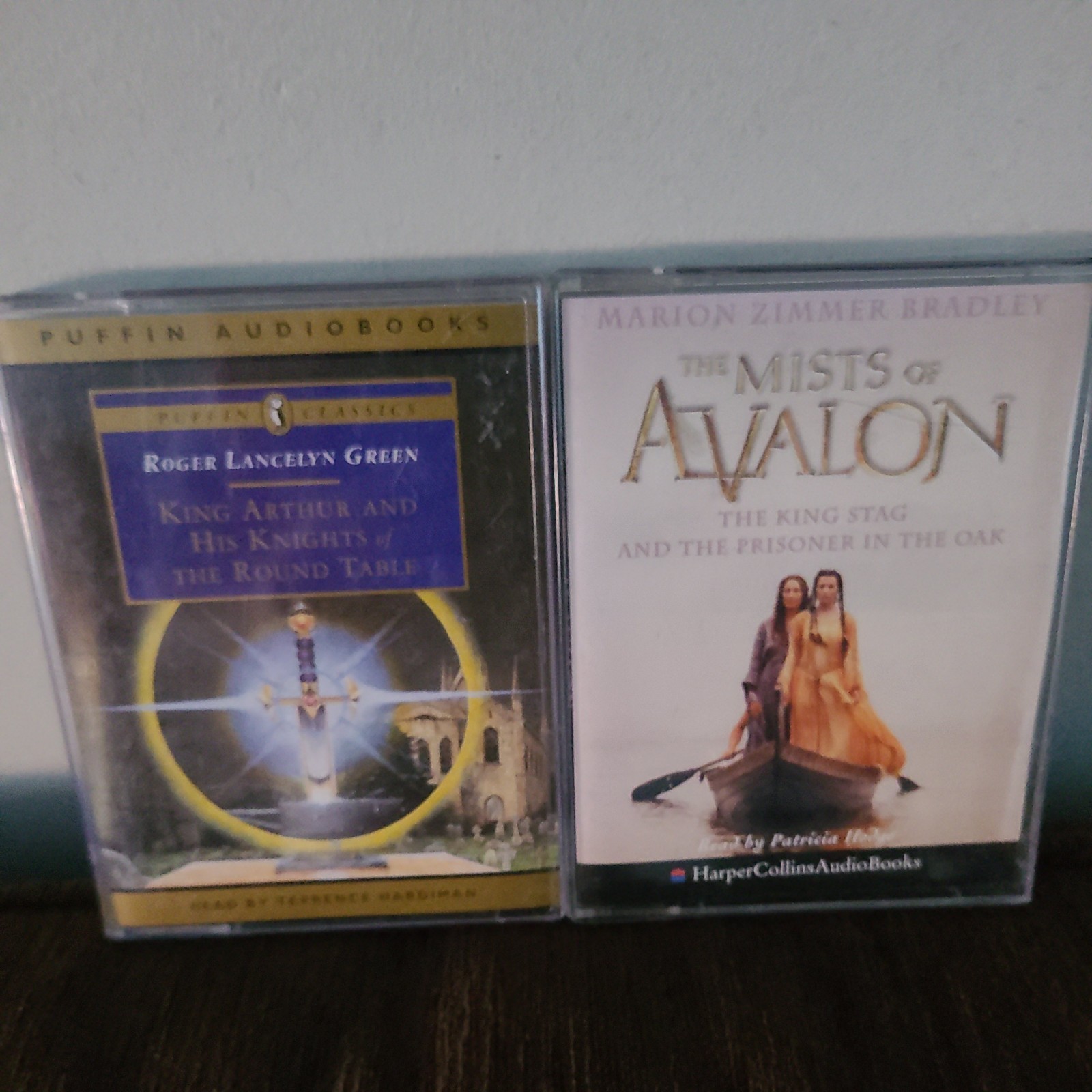 King Arthur Audiobook Cassette Lot :Mists of Avalon & Knights of the Round Table