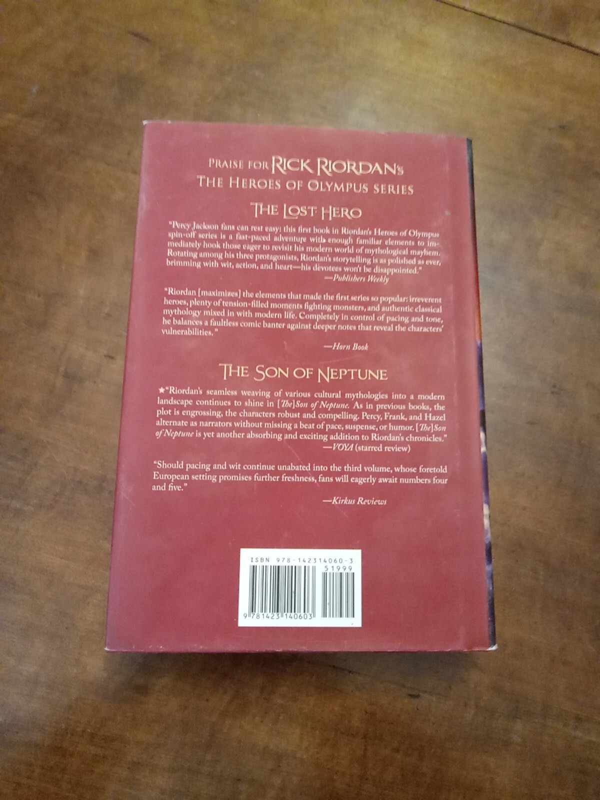 The Mark of Athena Heroes of Olympus, Rick Riordan Book 3 Hardcover Very Good *