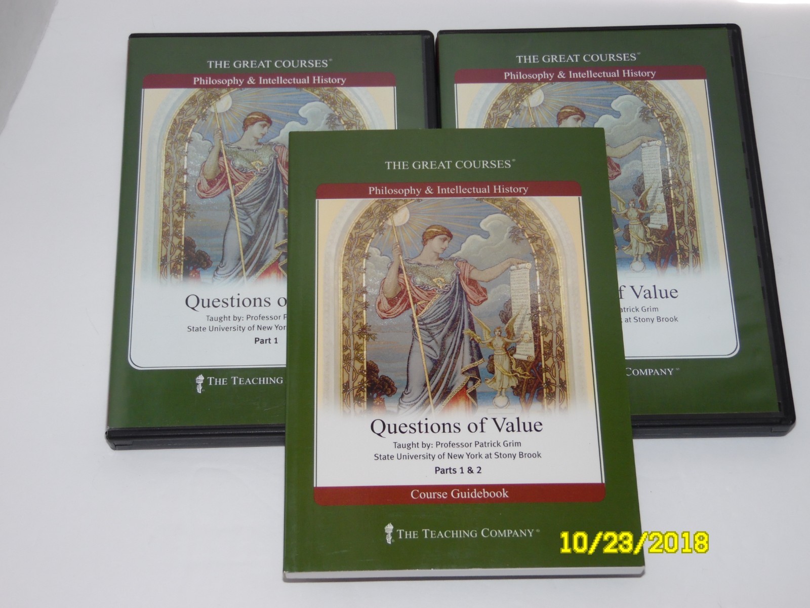 The Great Courses Questions of Value Vol. I-II 12 CD set (2005, CD) Prof Grim