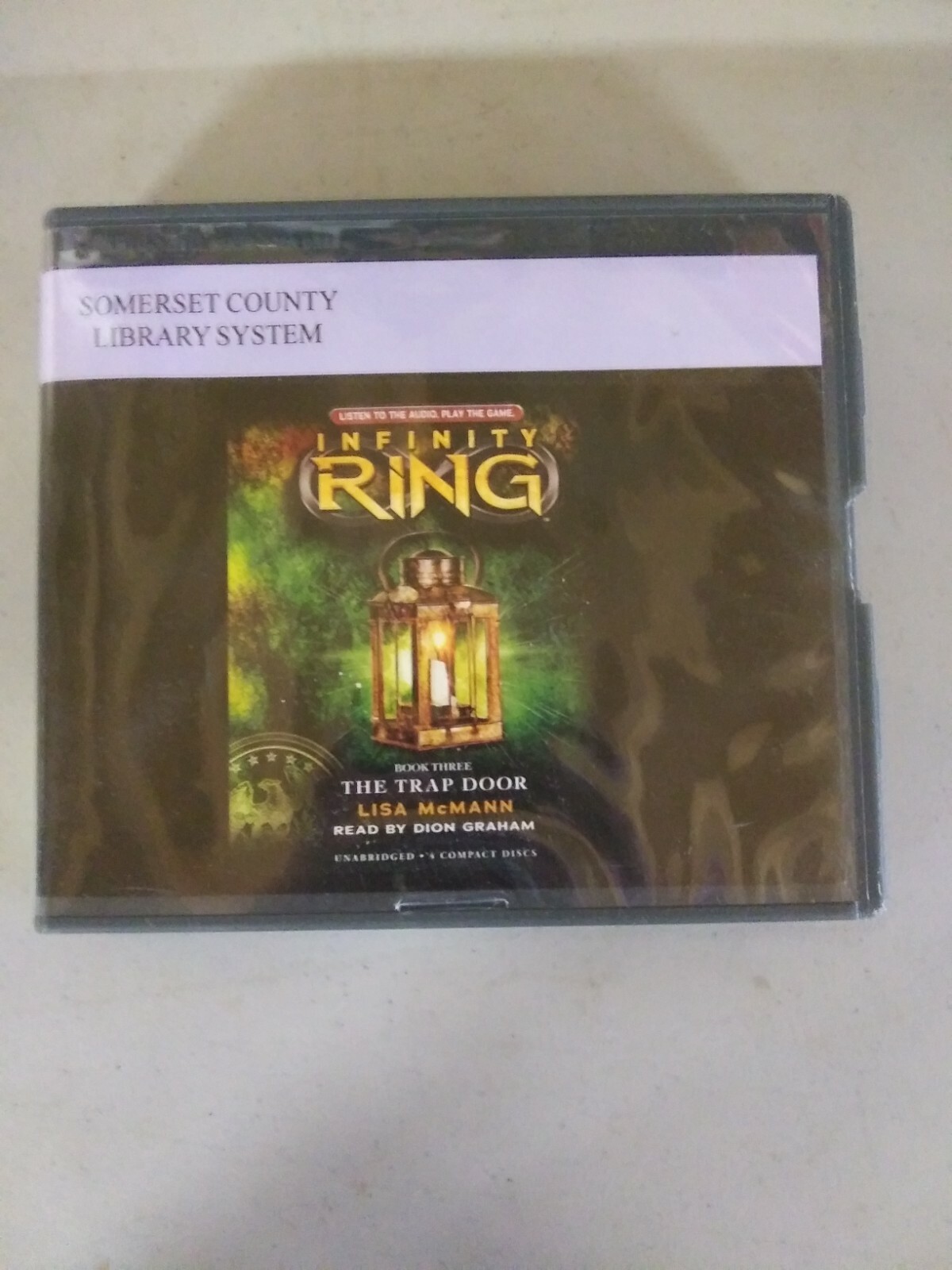 Shelf165 Audiobook~ INFINITY RING THE TRAP DOOR, LISA MCMANN
