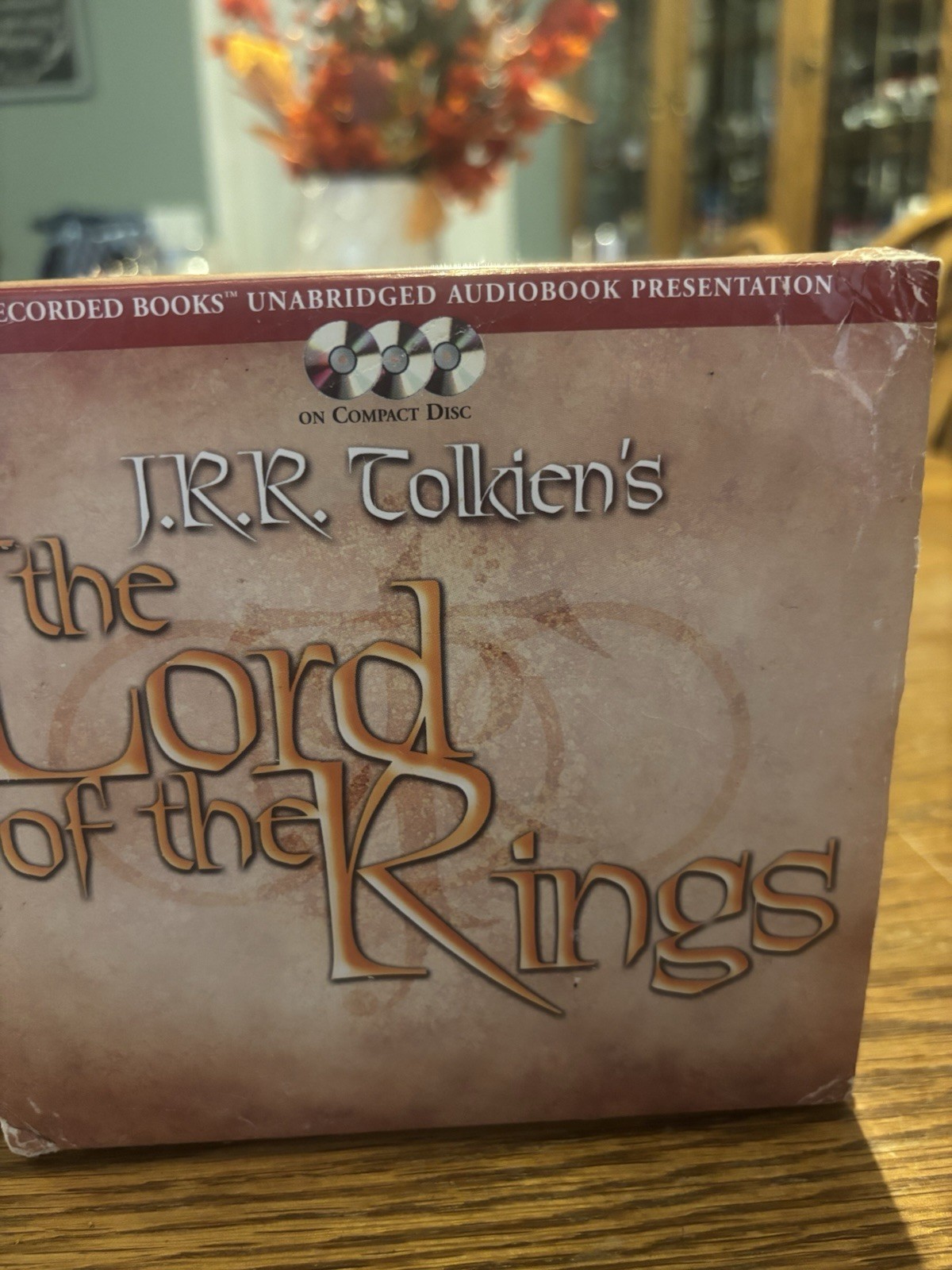 Lord of the Rings Trilogy Box Set J.R.R. Tolkien CDs Unabridged Audiobooks