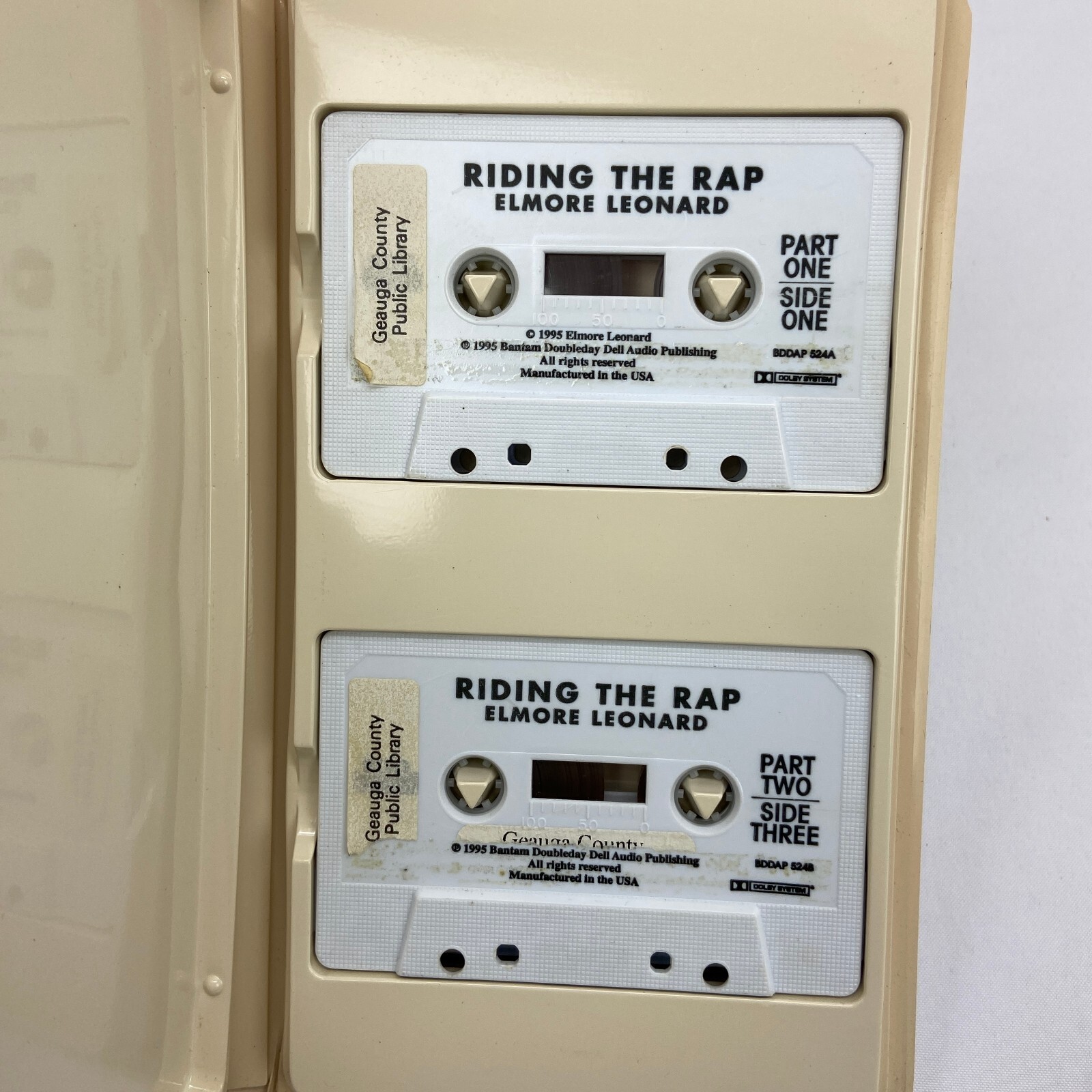 Riding The Rap Audiobook Cassette Elmore Leonard Performed By Joe Mantegna
