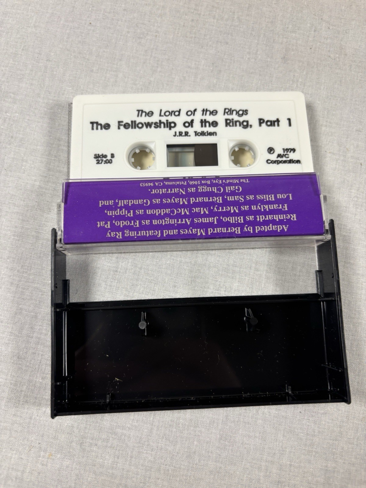 The Lord of the Rings J.R.R. Tolkien Cassette Audiobook Full Cast 12hr Box Set