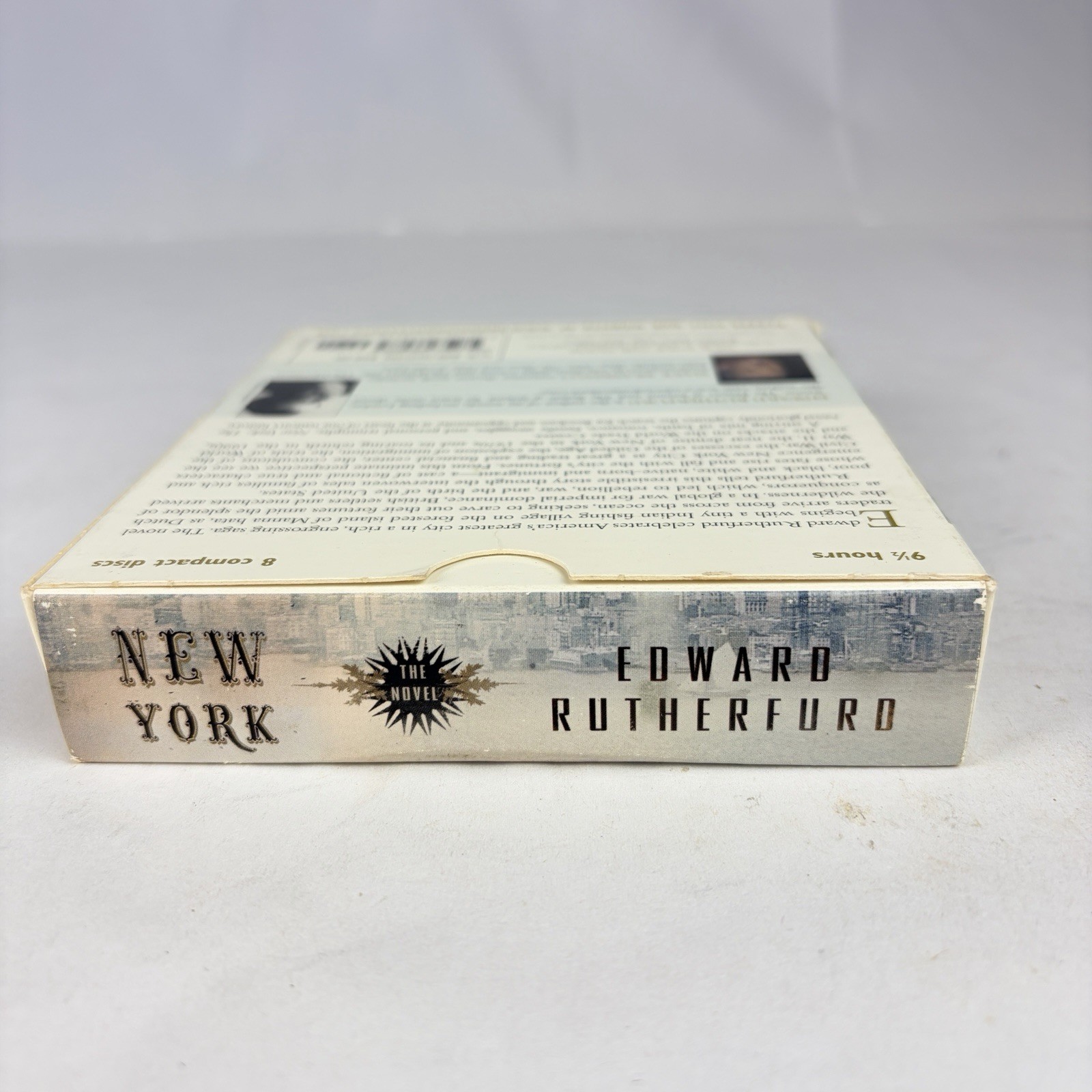 NEW YORK THE NOVEL — Edward Rutherford — Audiobook 8 CDS 9.5 Hours