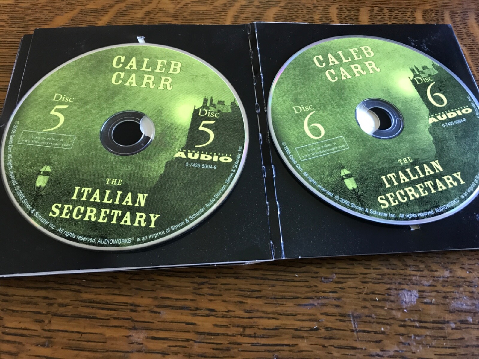 The Italian Secretary Caleb Carr Unabridged Audiobook CD Set