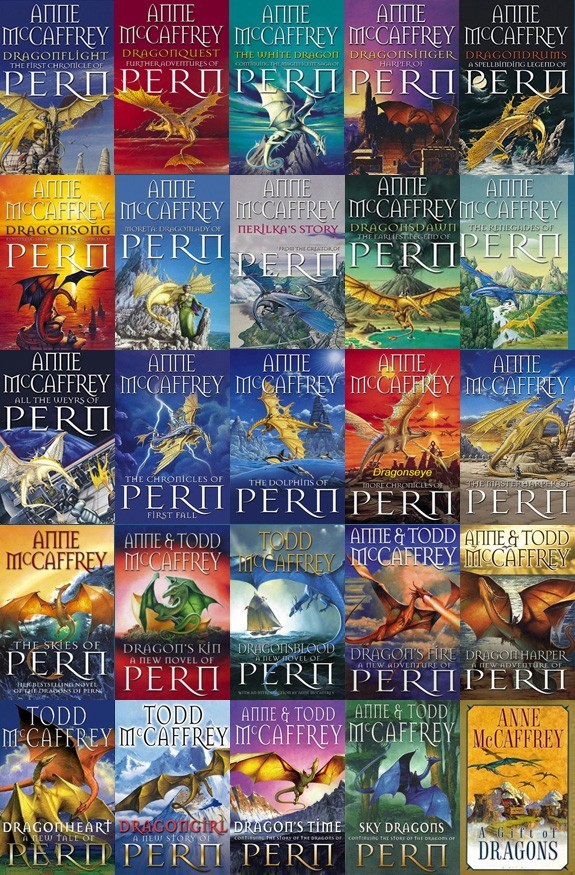 The DRAGONRIDERS OF PERN Series By Anne McCaffrey — 35 MP3 Audiobook Collection