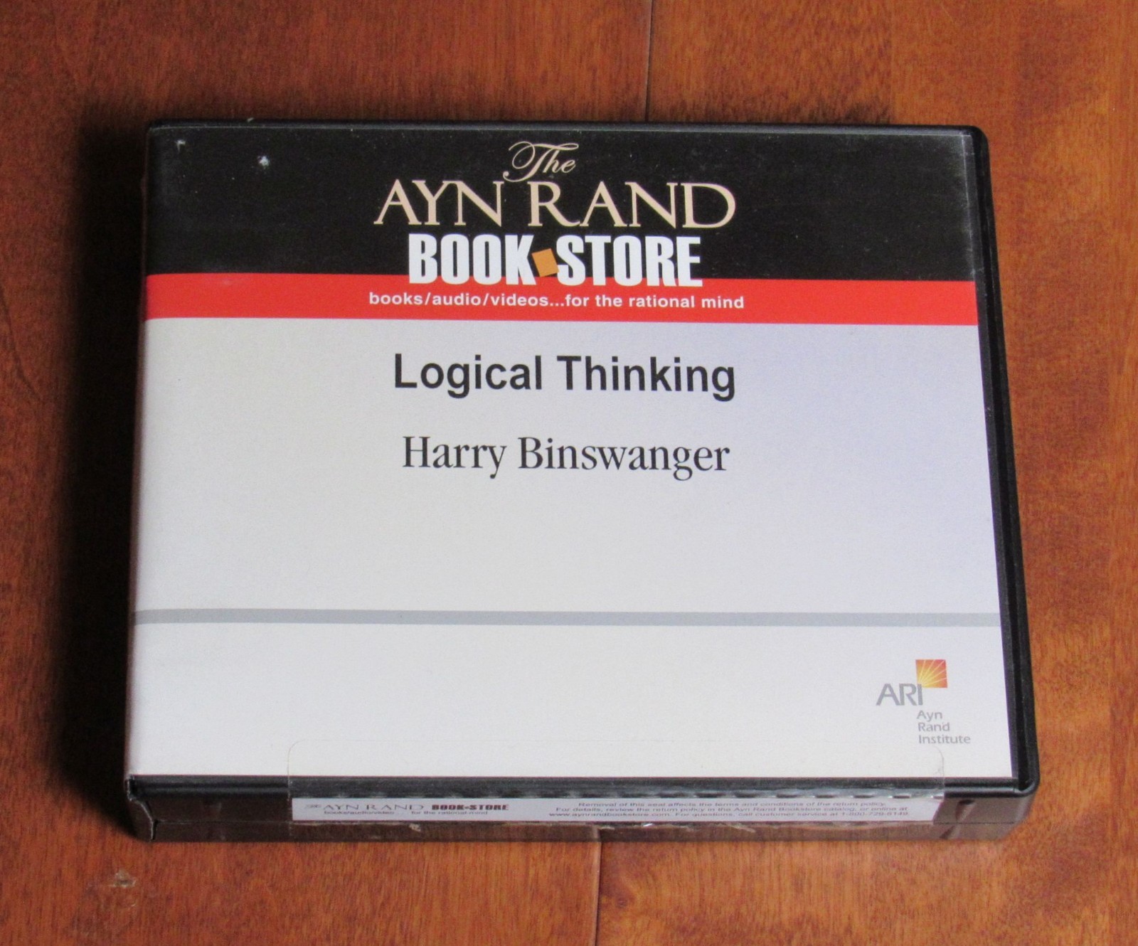 Logical Thinking By Harry Binswanger (8-CD set) — Ayn Rand Bookstore