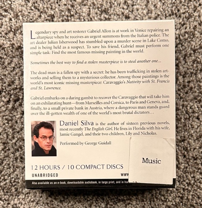 The Heist by Daniel Silva — Audiobook on CD (Unabridged — 10 Discs) NEW