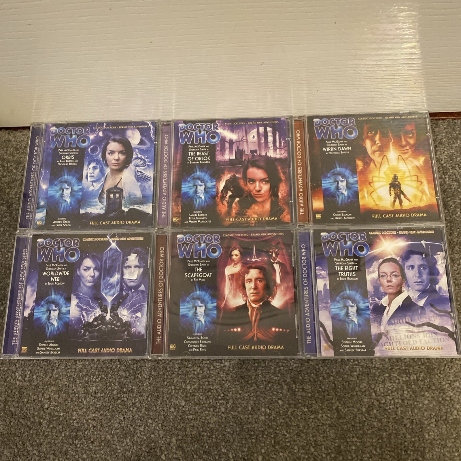 Doctor Who CD BUNDLE Paul McGann x7 3.1 3.3 3.4 3.5 3.7 3.8 orbis wirran dawn