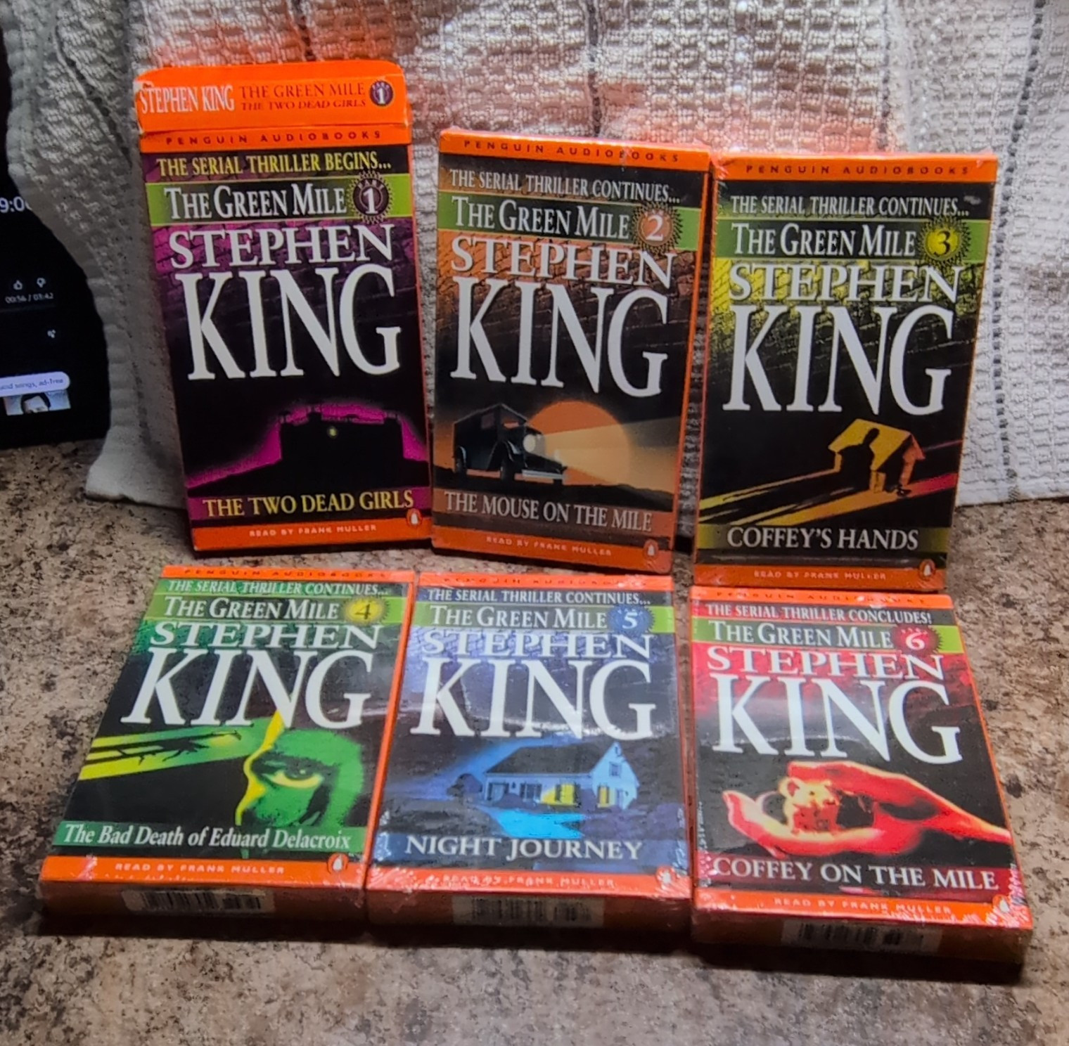 Stephen King The Green Mile Unabridged Audiobook Cassette Penguin, Frank Muller