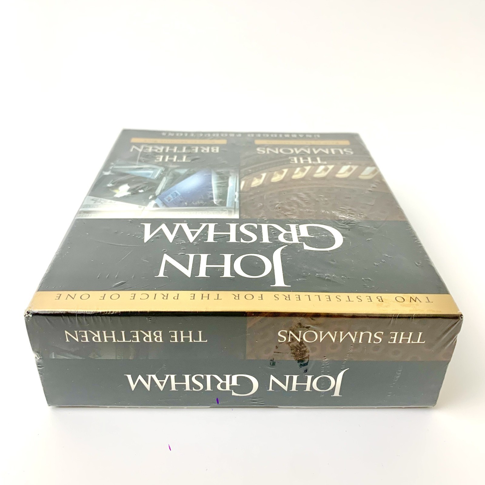 John Grisham 2 Audiobook CD Lot The Brethren and The Summons Unabridged Sealed