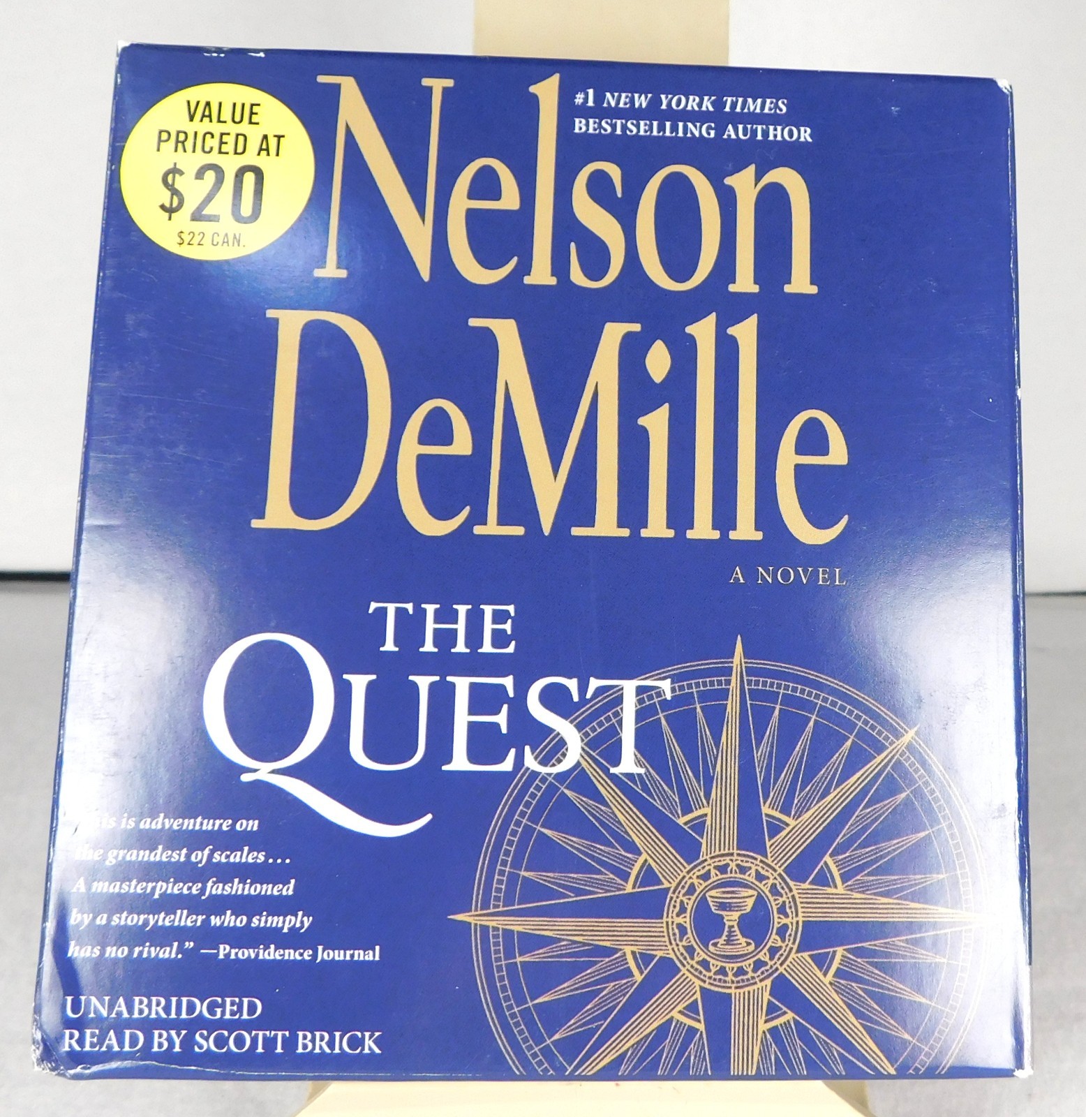 The Quest by Nelson DeMille 2013 Audiobook 16 CD’s/18HRS/Thriller/Love Story