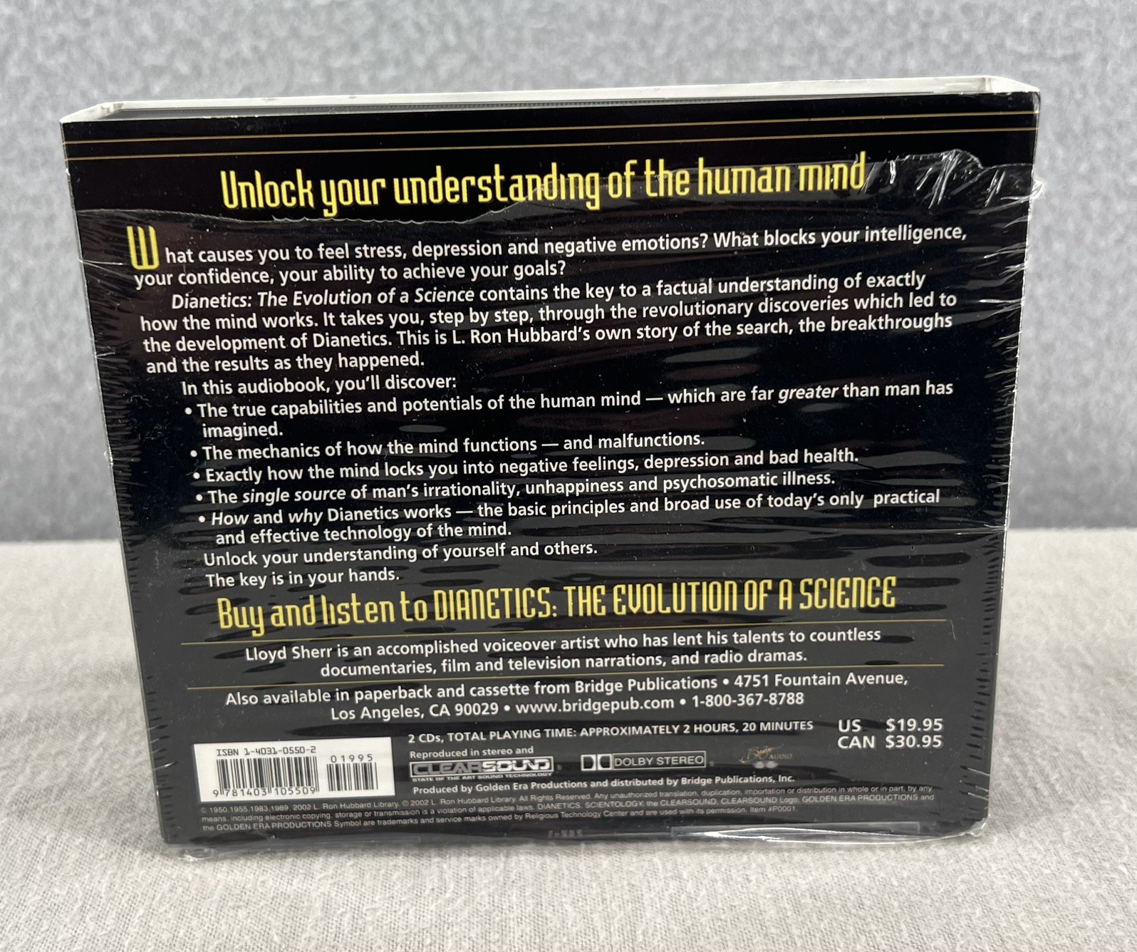 Scientology: Dianetics the Evolution of a Science Audiobook by L Ron Hubbard