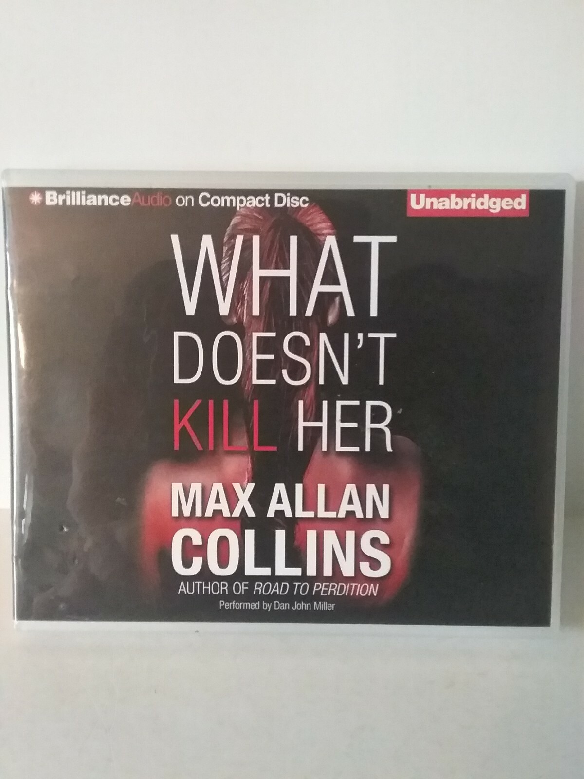 What Doesn’t Kill Her by Max Allan Collins ( AUDIOBOOK ) Brilliance Audio 7 CDs