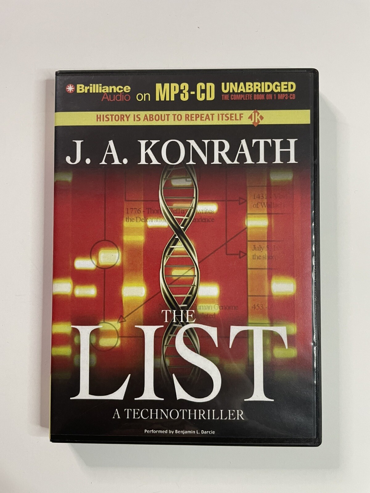 The List by J.A. Konrath Unabridged Audiobook MP3