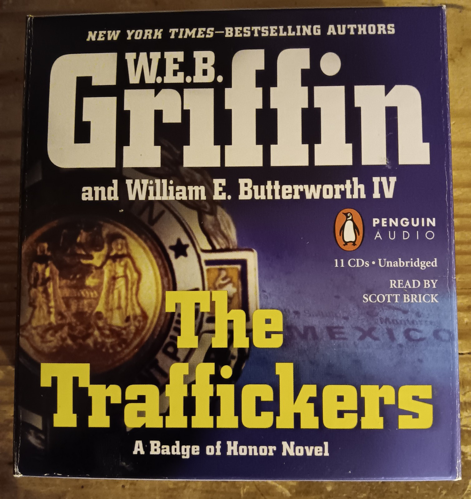 The Traffickers by W. E. B. Griffin UNA Audio CD VG, Bx 25