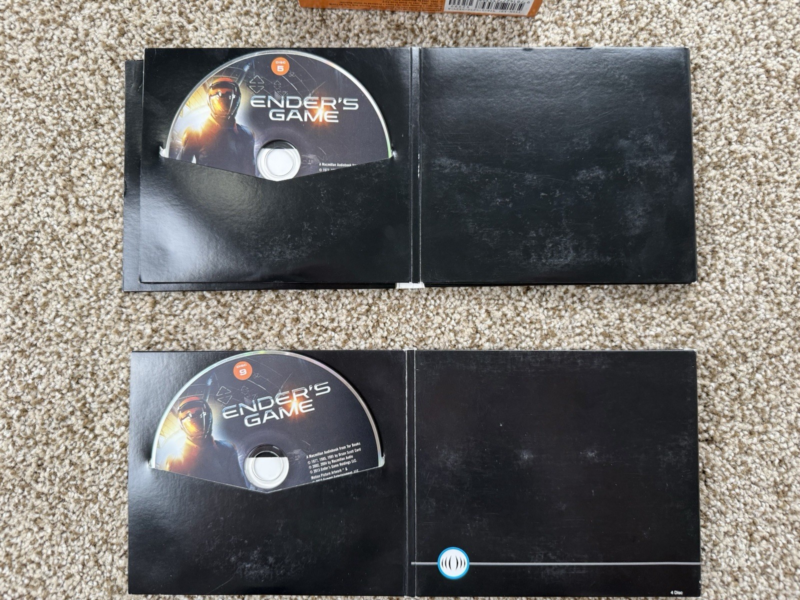 Ender’s Game 9 CD’s by Orson Scott Card Unabridged Run Time 10.5 Hours