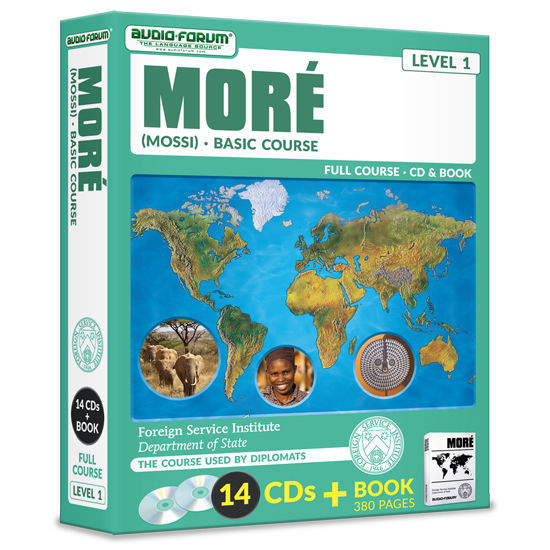FSI: More (Mossi) Basic Course (14 CDs/Book) by Foreign Service Institute *NEW*
