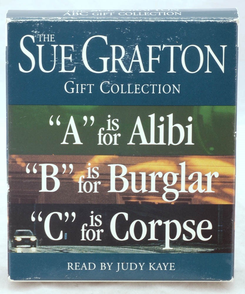 A is for Alibi B is for Burglar C is for Corpse Sue Grafton Audiobook Collection