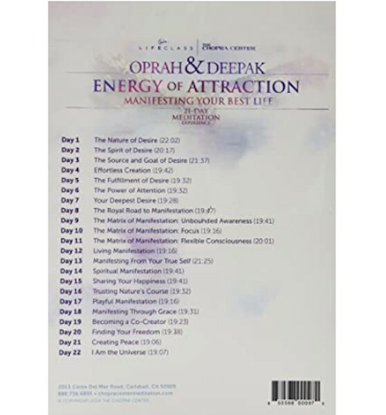 OPRAH & DEEPAK / Energy of Attraction (6-Disc CD) 21 Day Meditation Experience