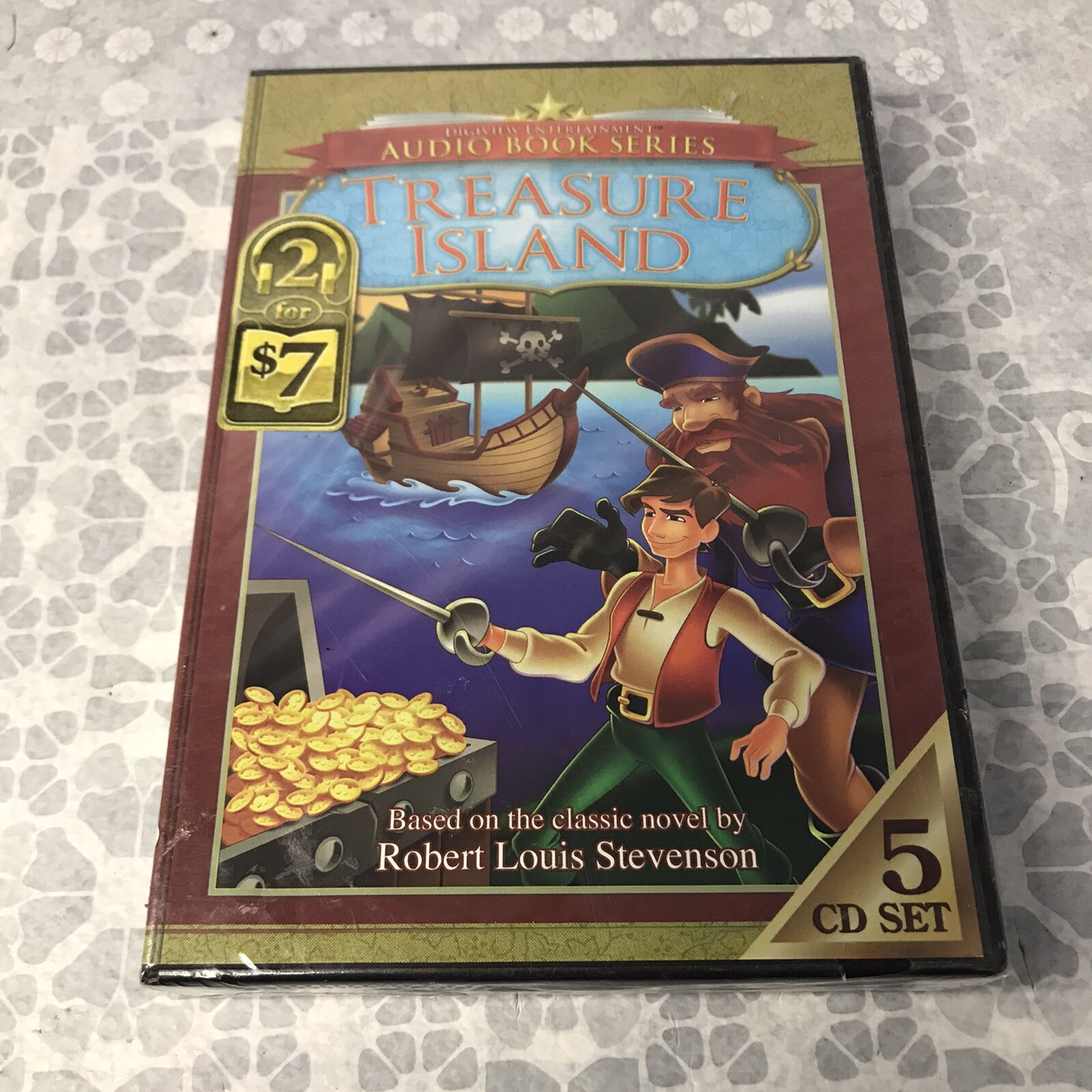 Treasure Island 5 Disc Audio Book Series based on Robert Louis Stevenson 2006