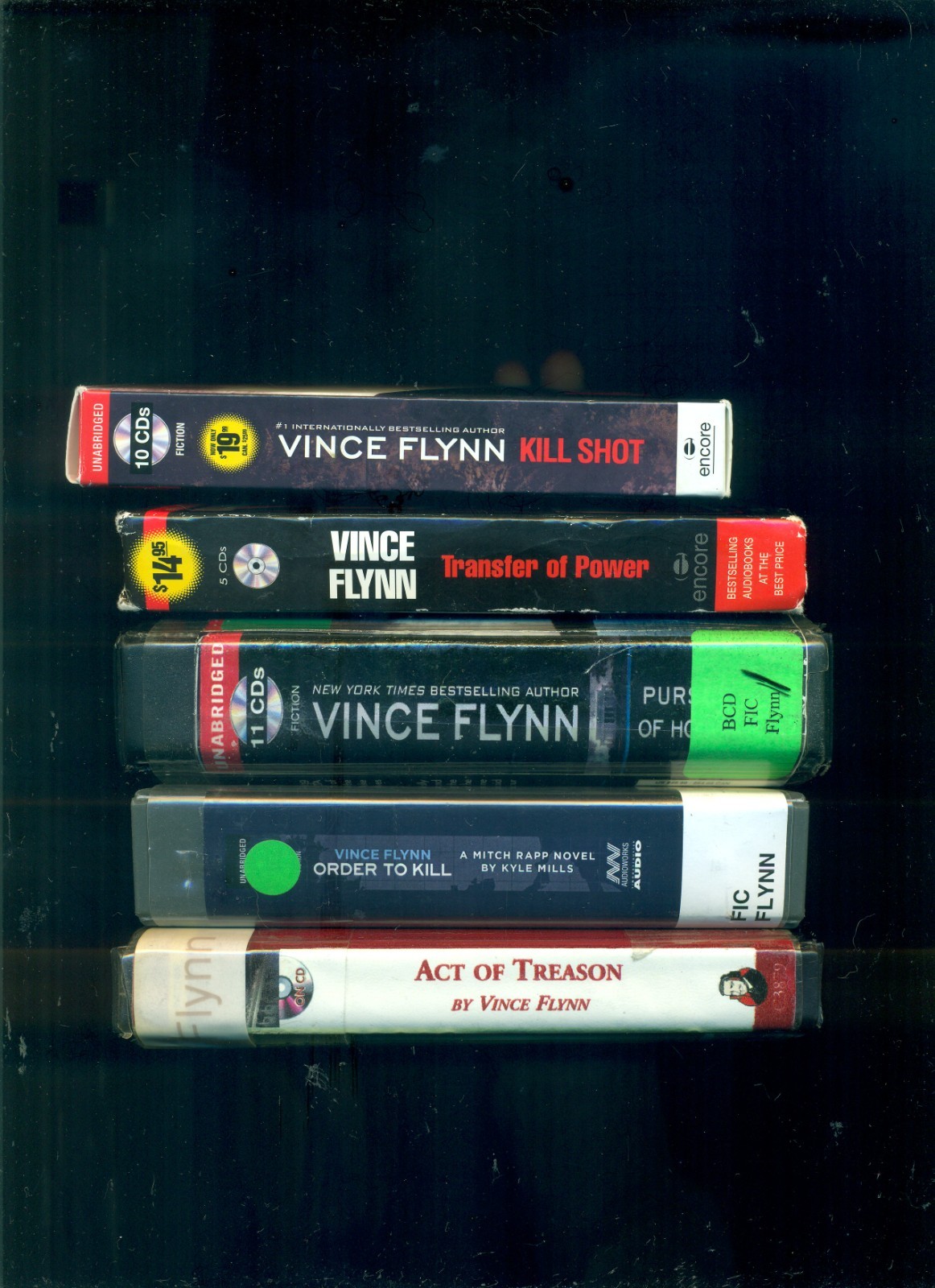 5 CD Bks Pursuit of Honor: A Thriller Mitch Rapp CD Flynn, Vince Act Treason etc
