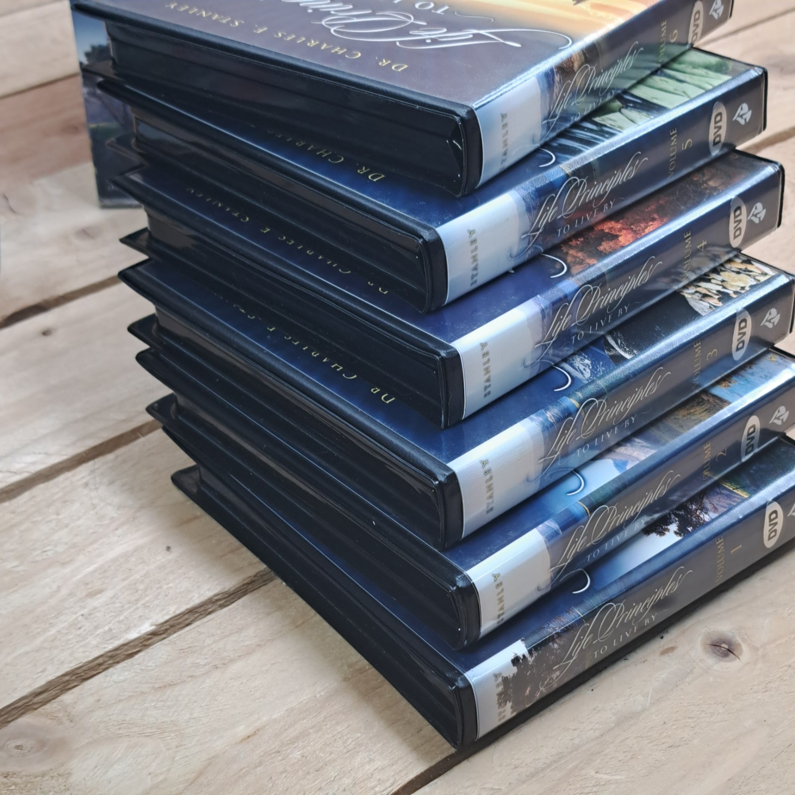 Dr. Charles F. Stanley Life Principles To Live By 6 Volume DVD Set Complete