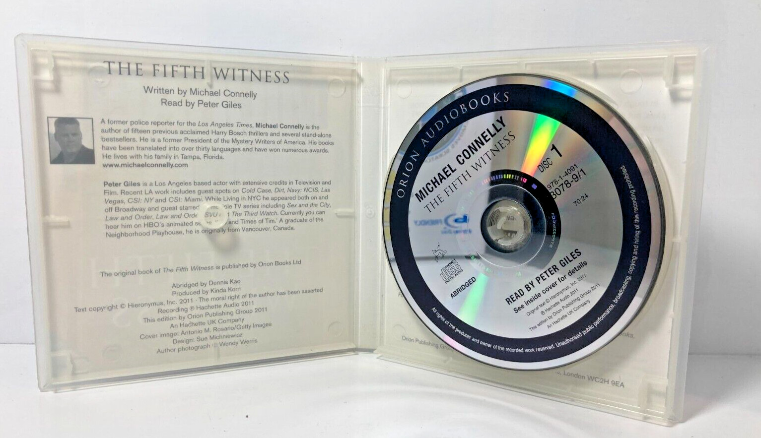 The Fifth Witness by Michael Connelly Audio CD 2011 Fast Free P&P 5x CDs