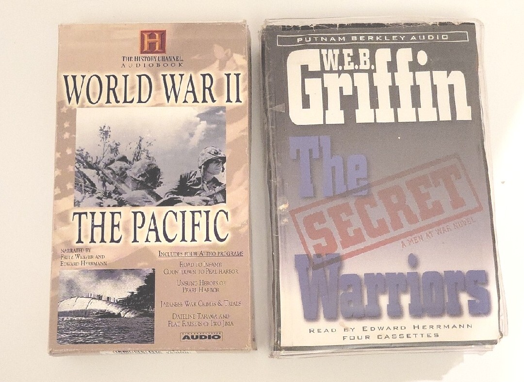 VINTAGE! WW II:The Pacific-The History Channel & THE SECRET WARRIOR. CASETTES.