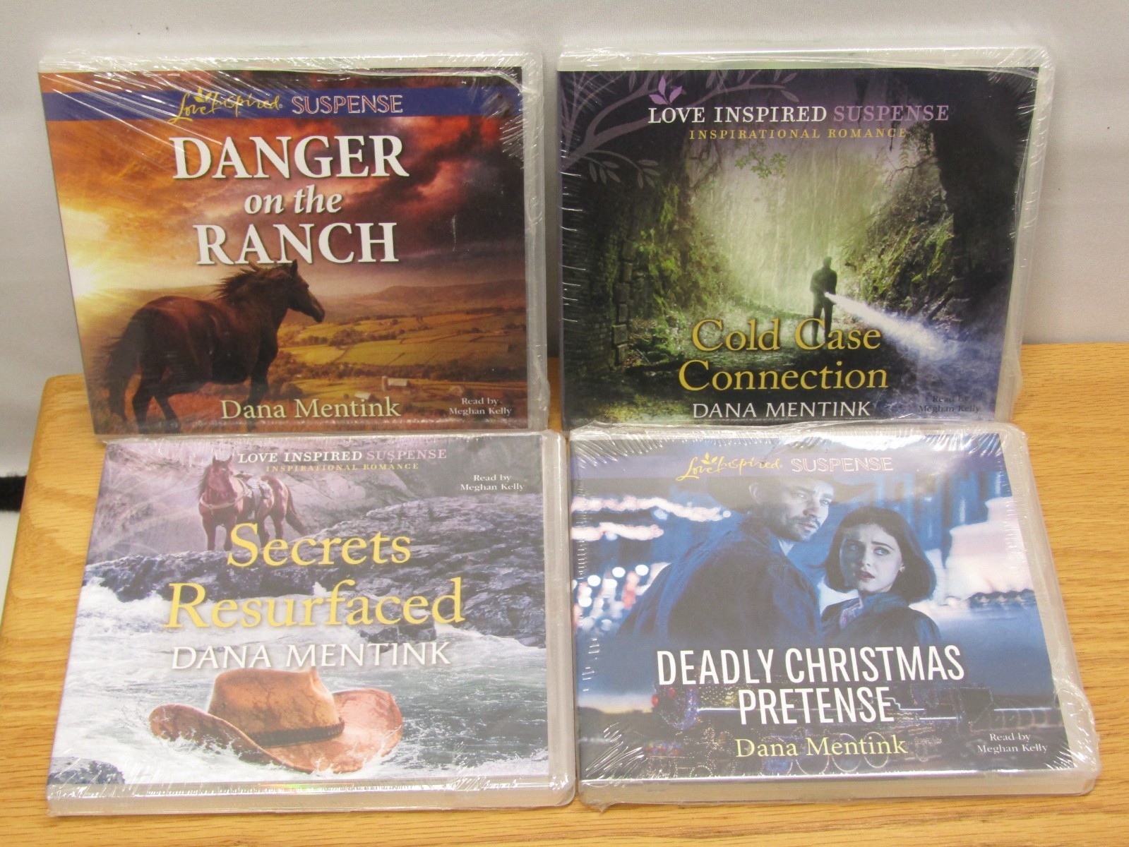 DANA MENTINK MP3 DISC BOOK LOT of 4 ~ Love Inspired Suspense Religious Romance